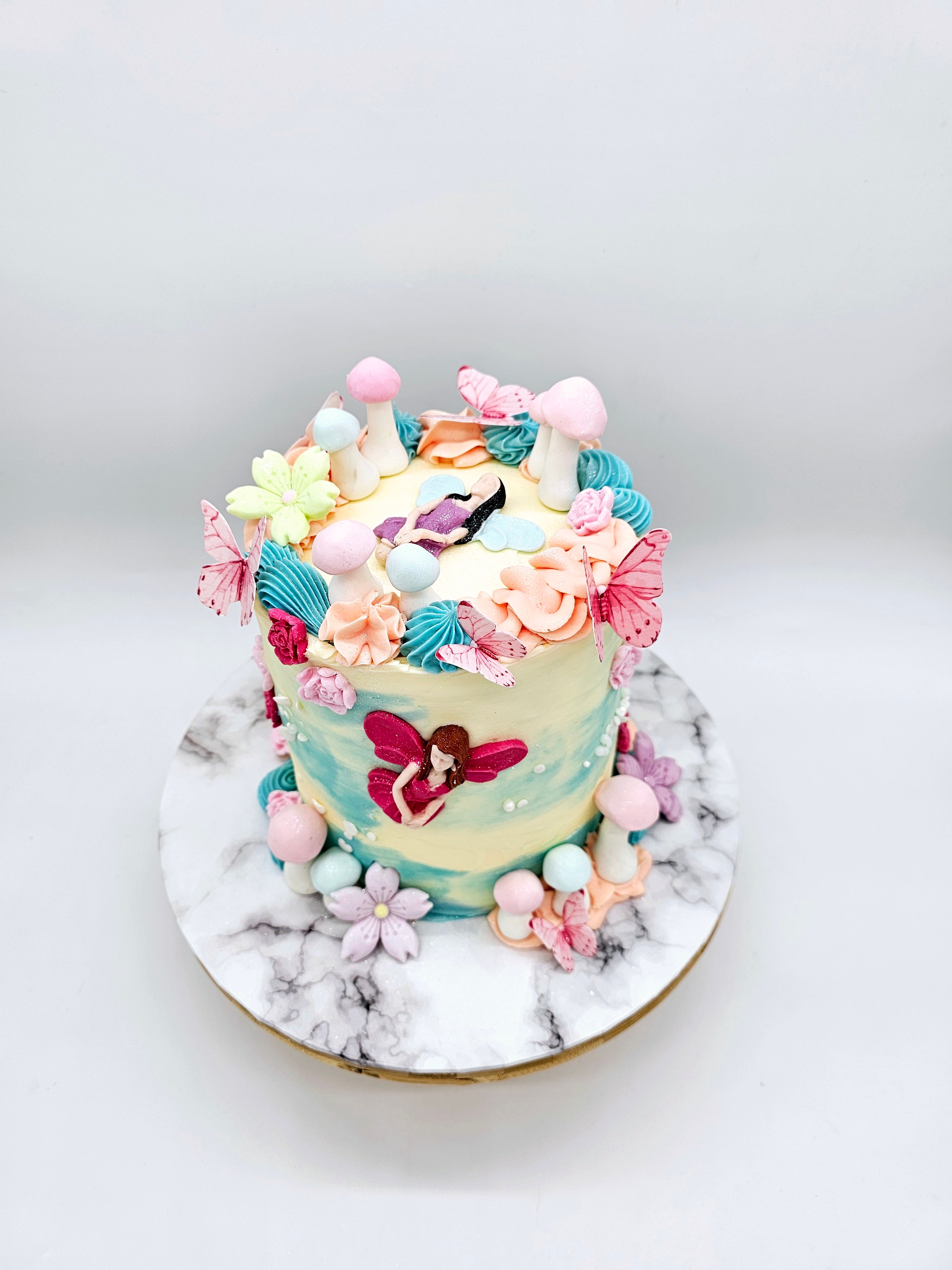 Enchanted Fairy Garden Cake