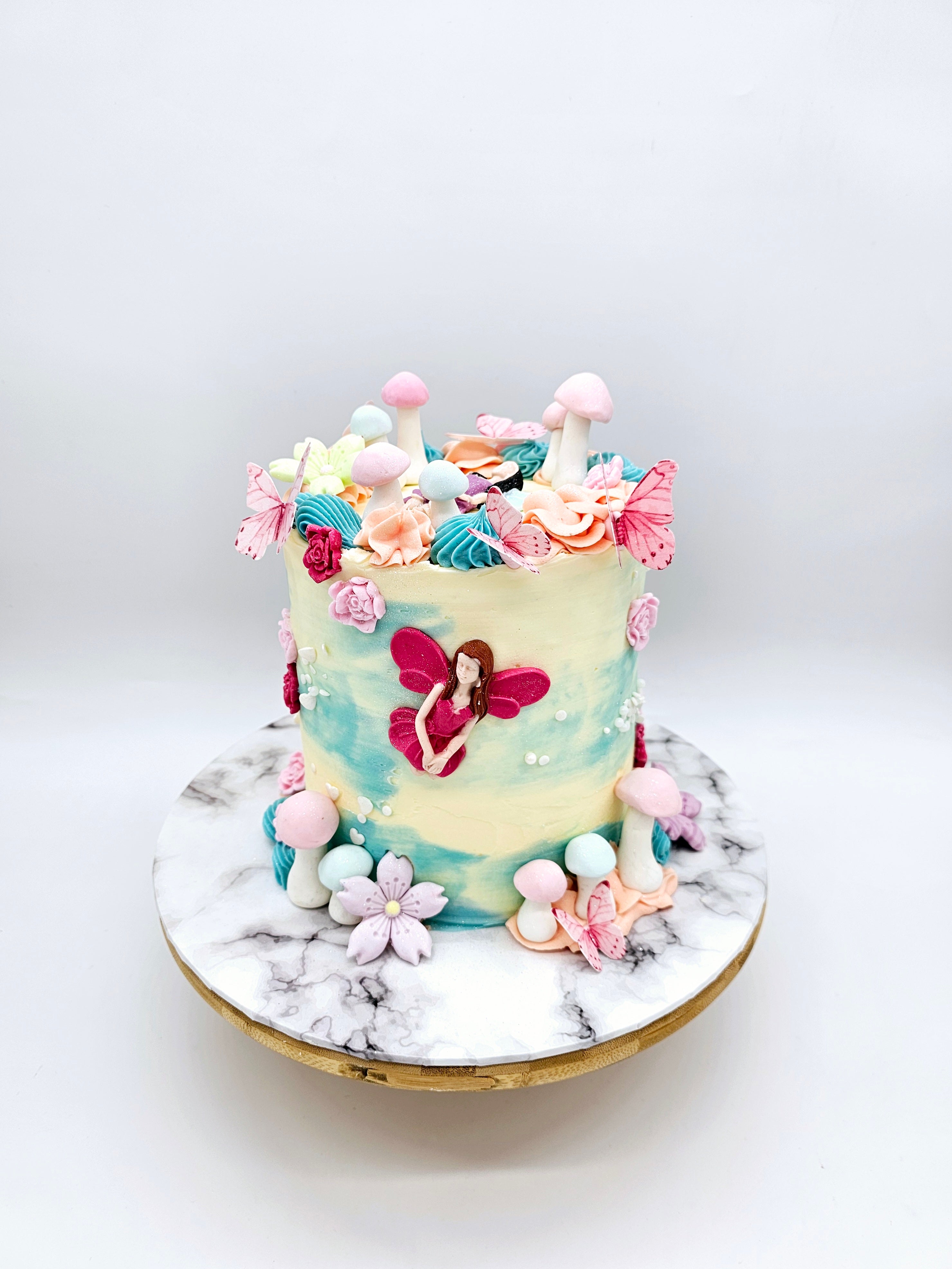 Enchanted Fairy Garden Cake