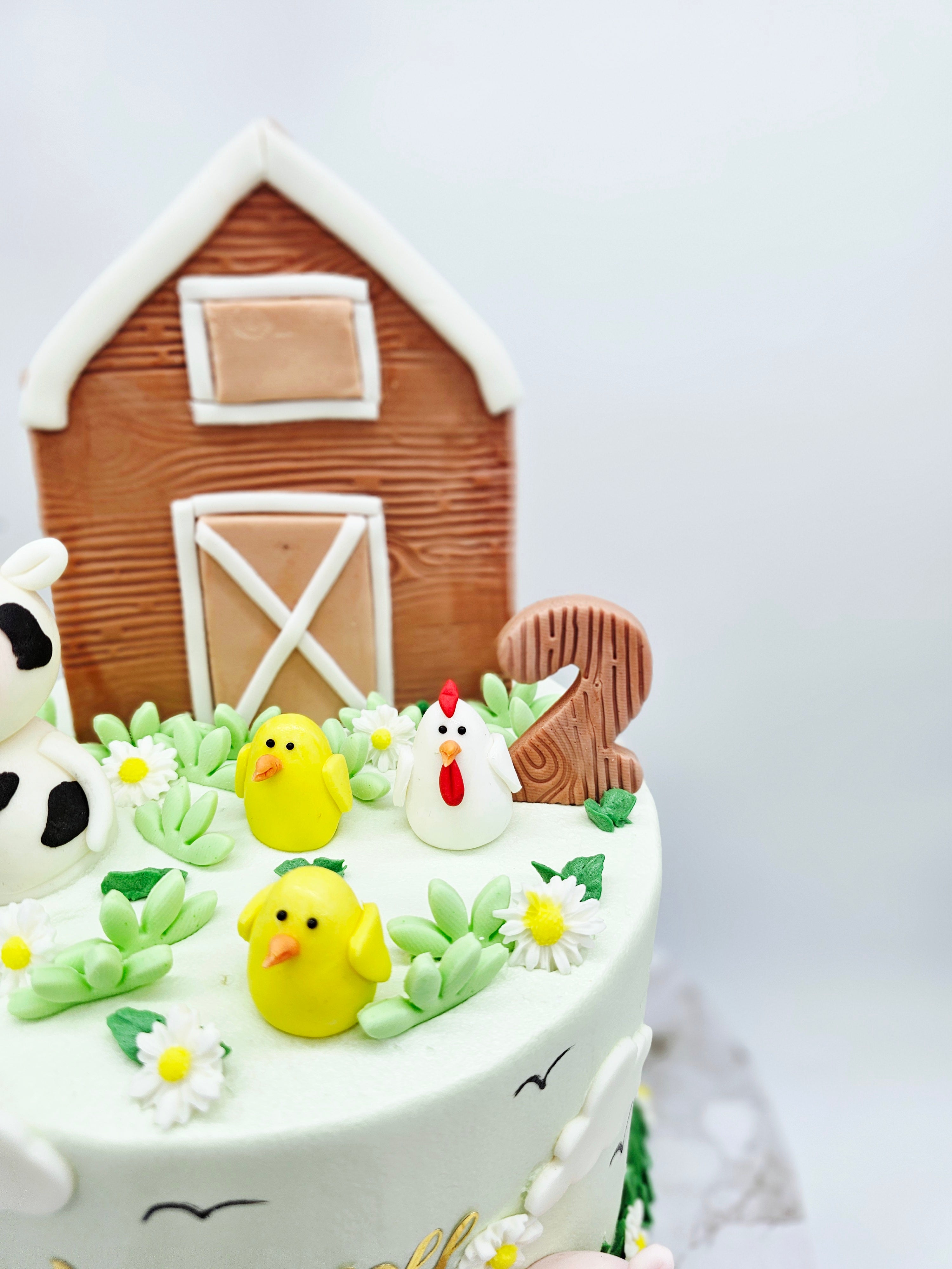 Eggless Farm Animal Birthday Cake - Cake Secret