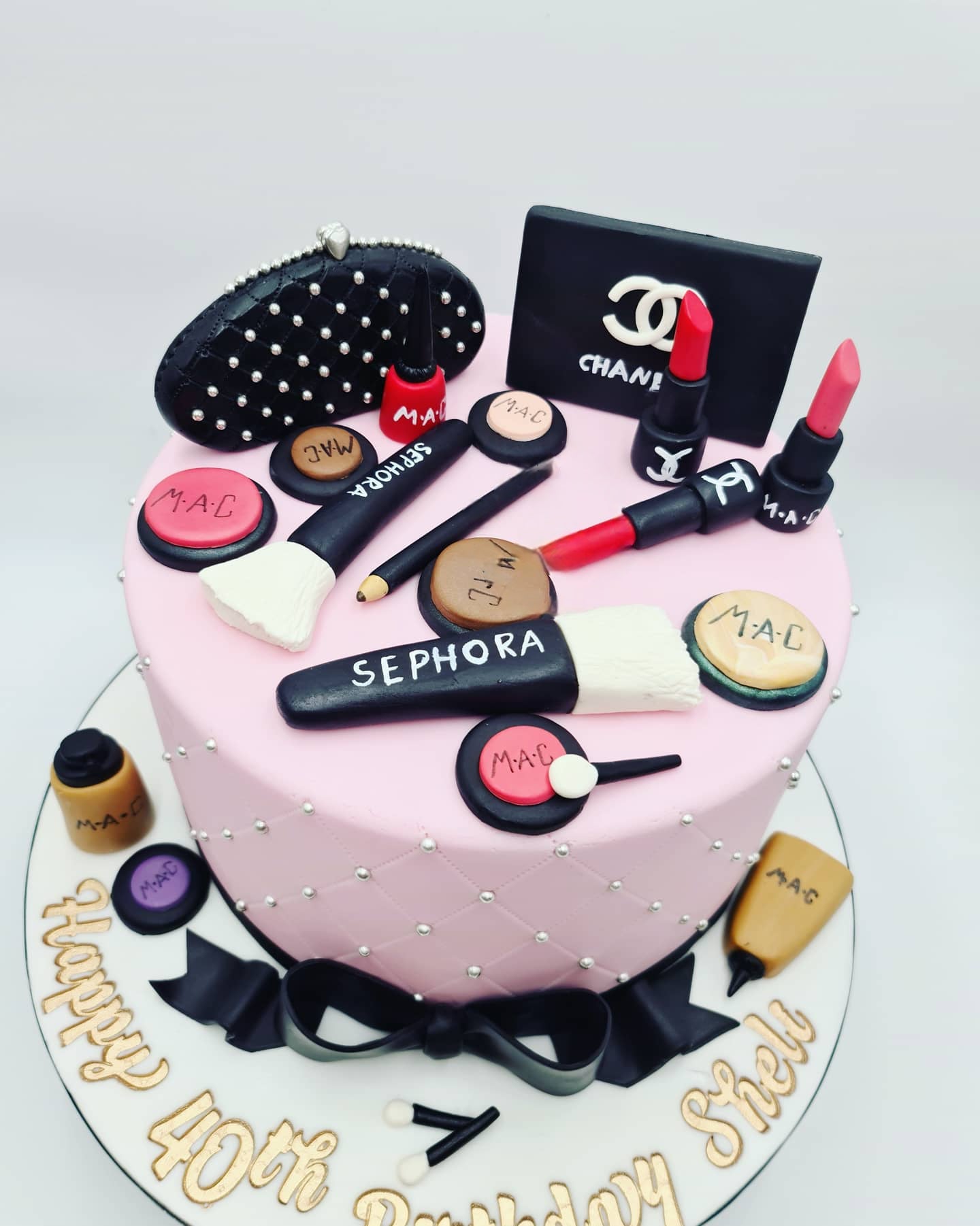 Glamorous Beauty Birthday Cake