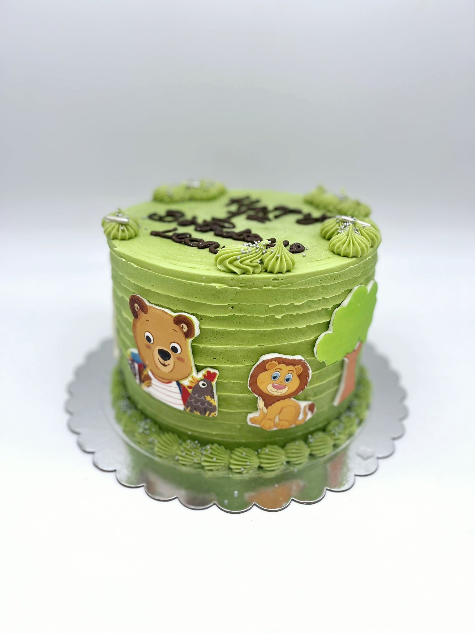 Gluten-Free Safari Adventure Buttercream Birthday Cake
