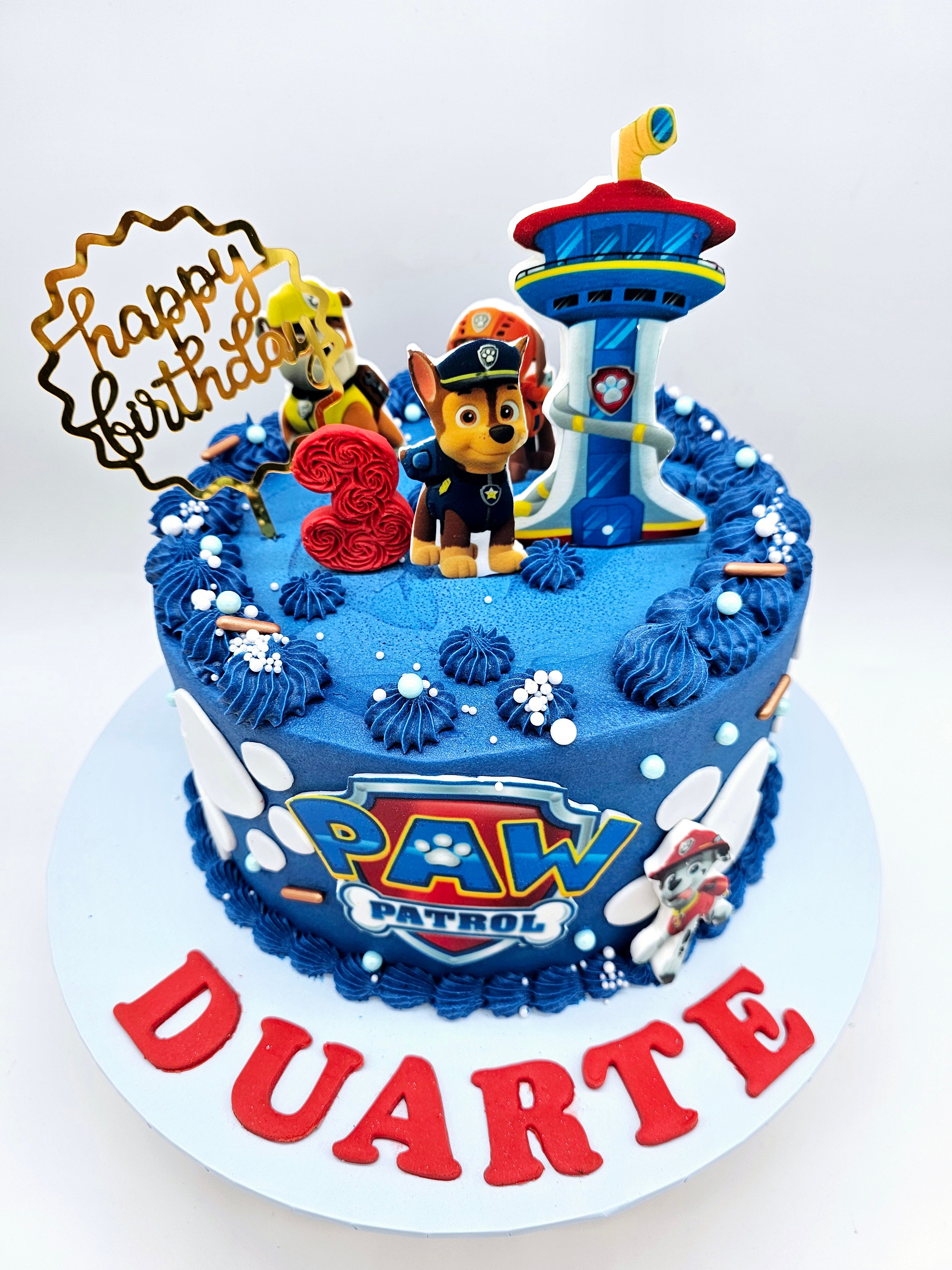 Eggless Paw Patrol Birthday Cake - Cake Secret