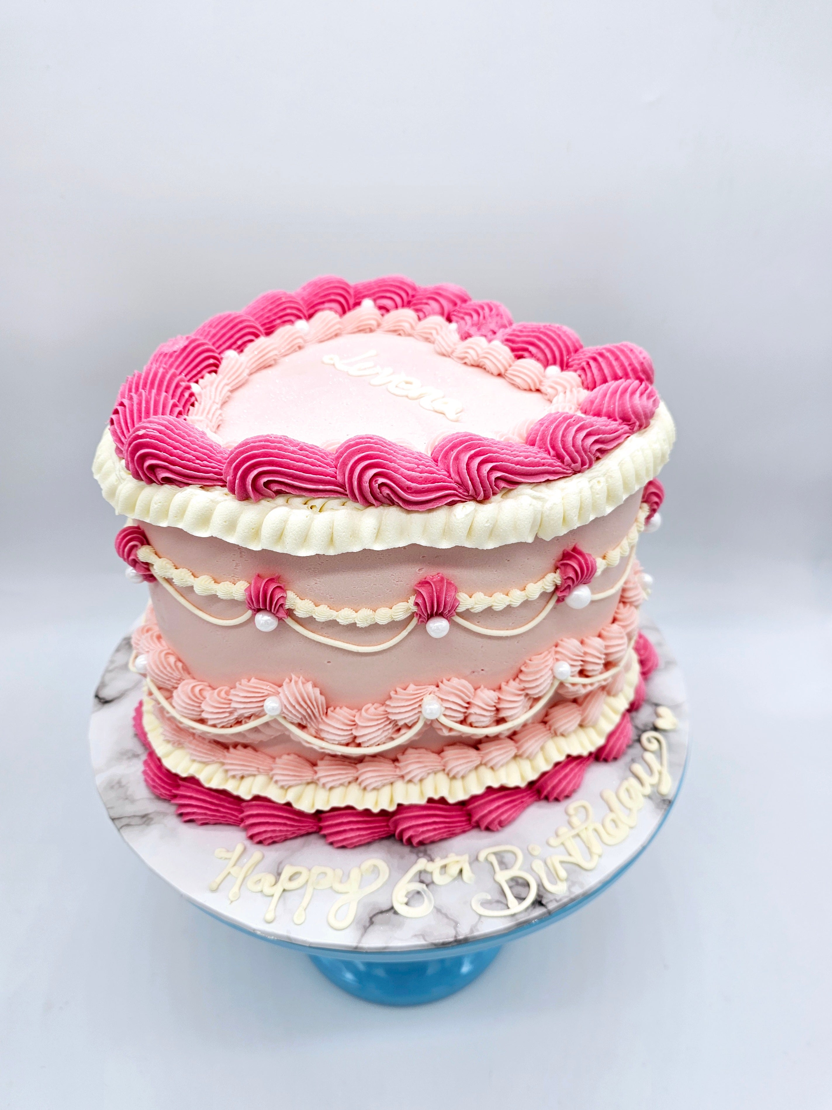 Vegan Vintage Celebration Cake - Cake Secret