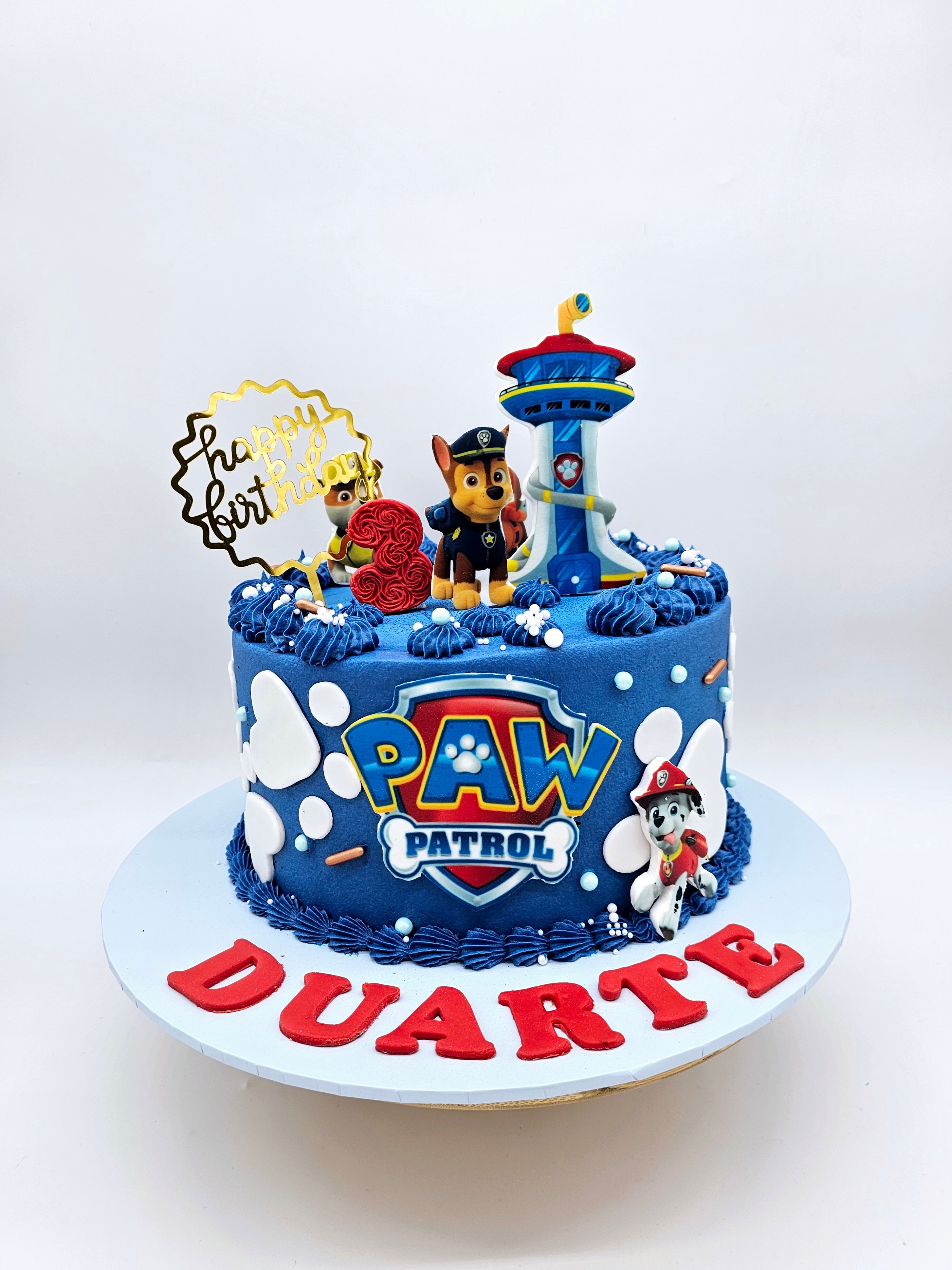 Eggless Paw Patrol Birthday Cake - Cake Secret