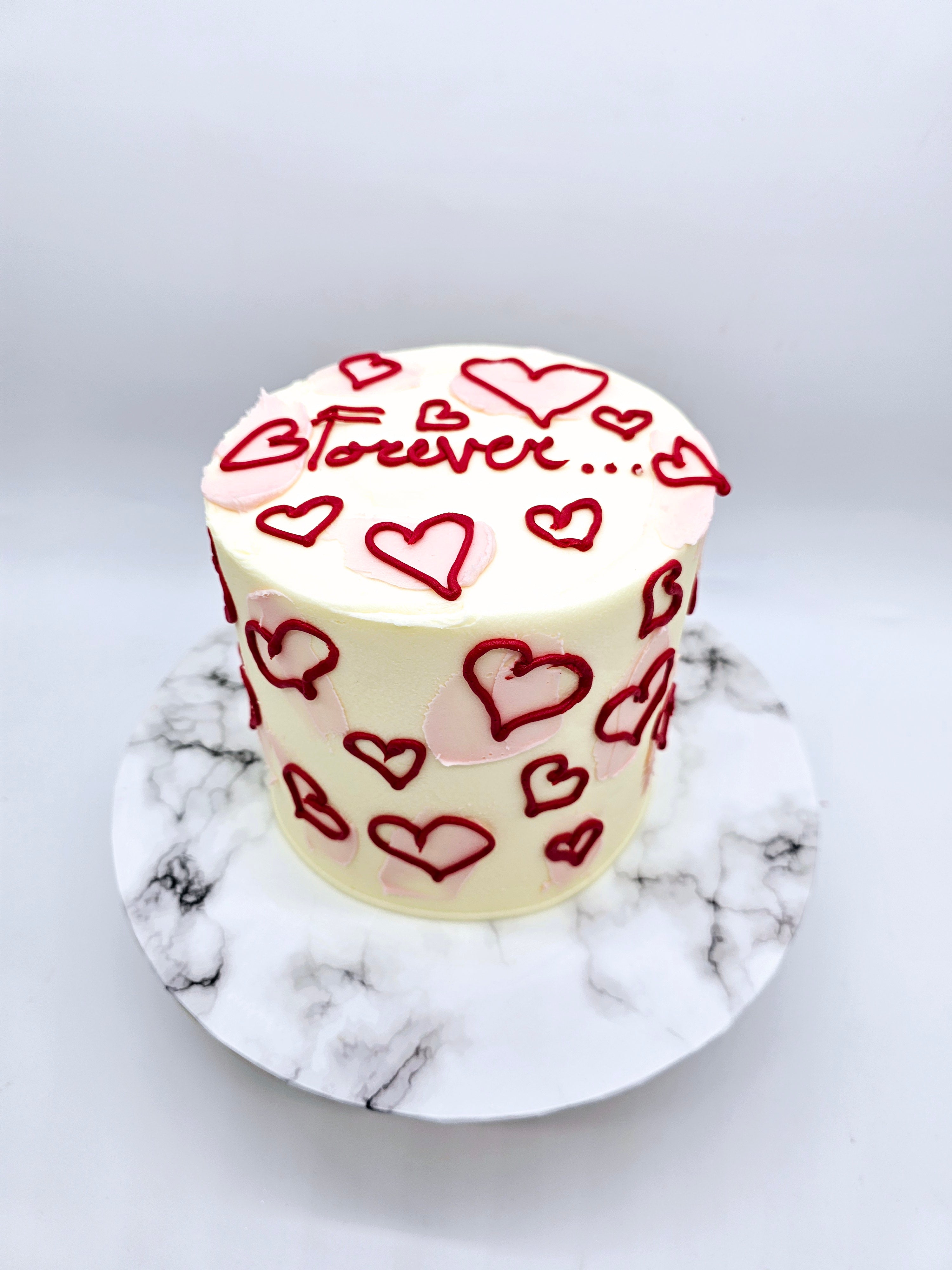 Forever Love Valentine’s Cake - Cake Secret