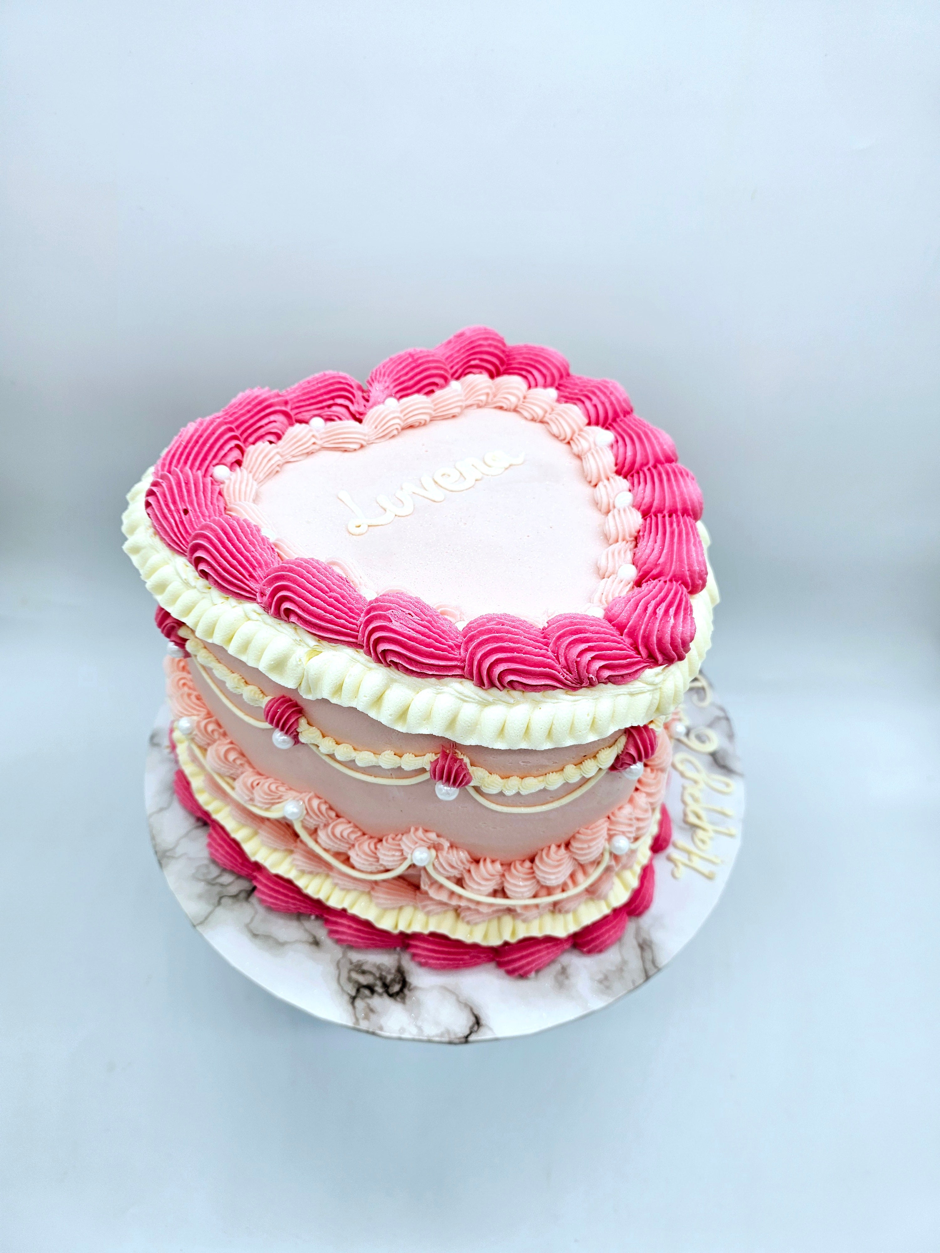 Vegan Vintage Celebration Cake - Cake Secret