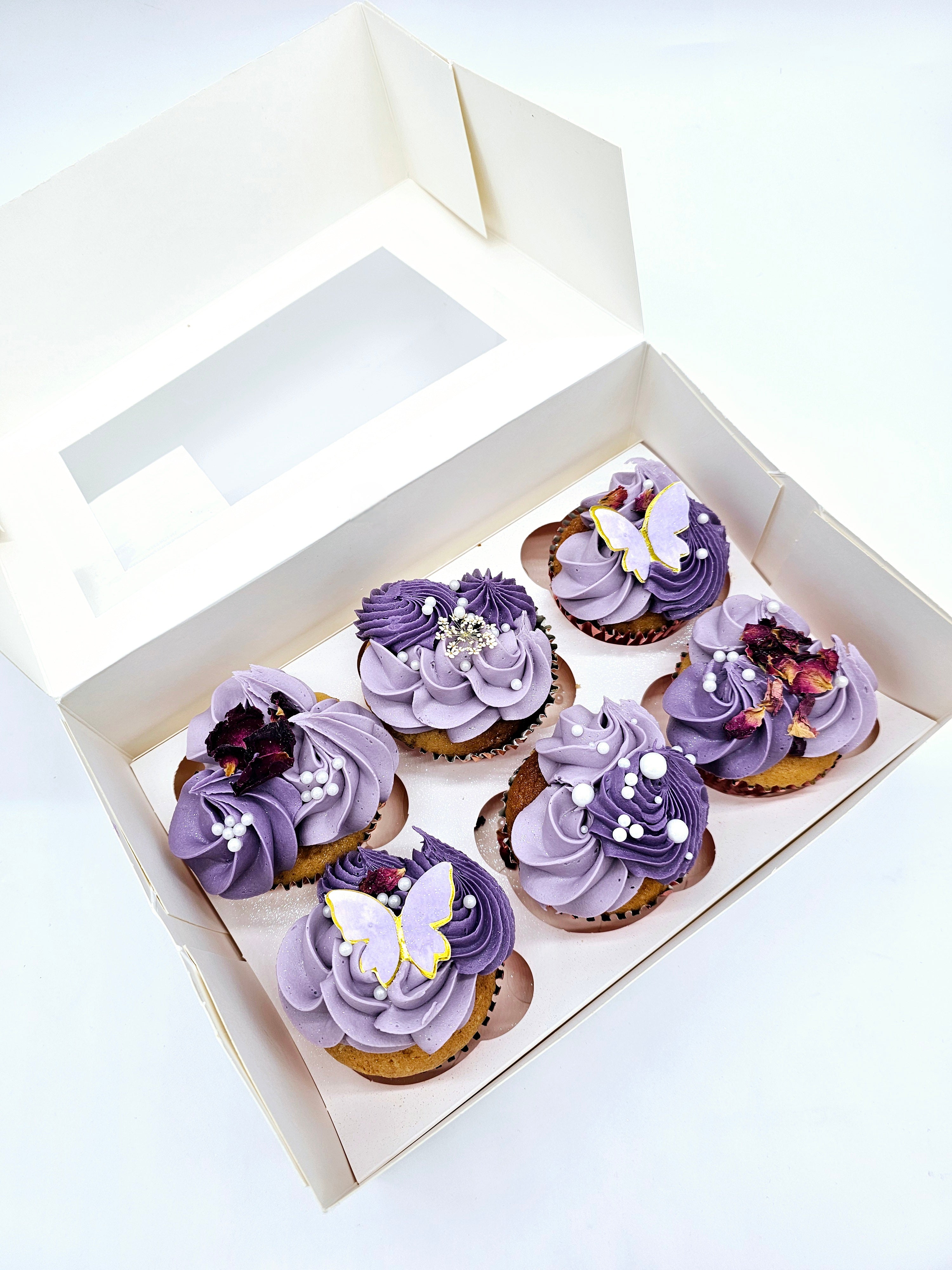 Lavender Bliss Cupcakes - Cake Secret