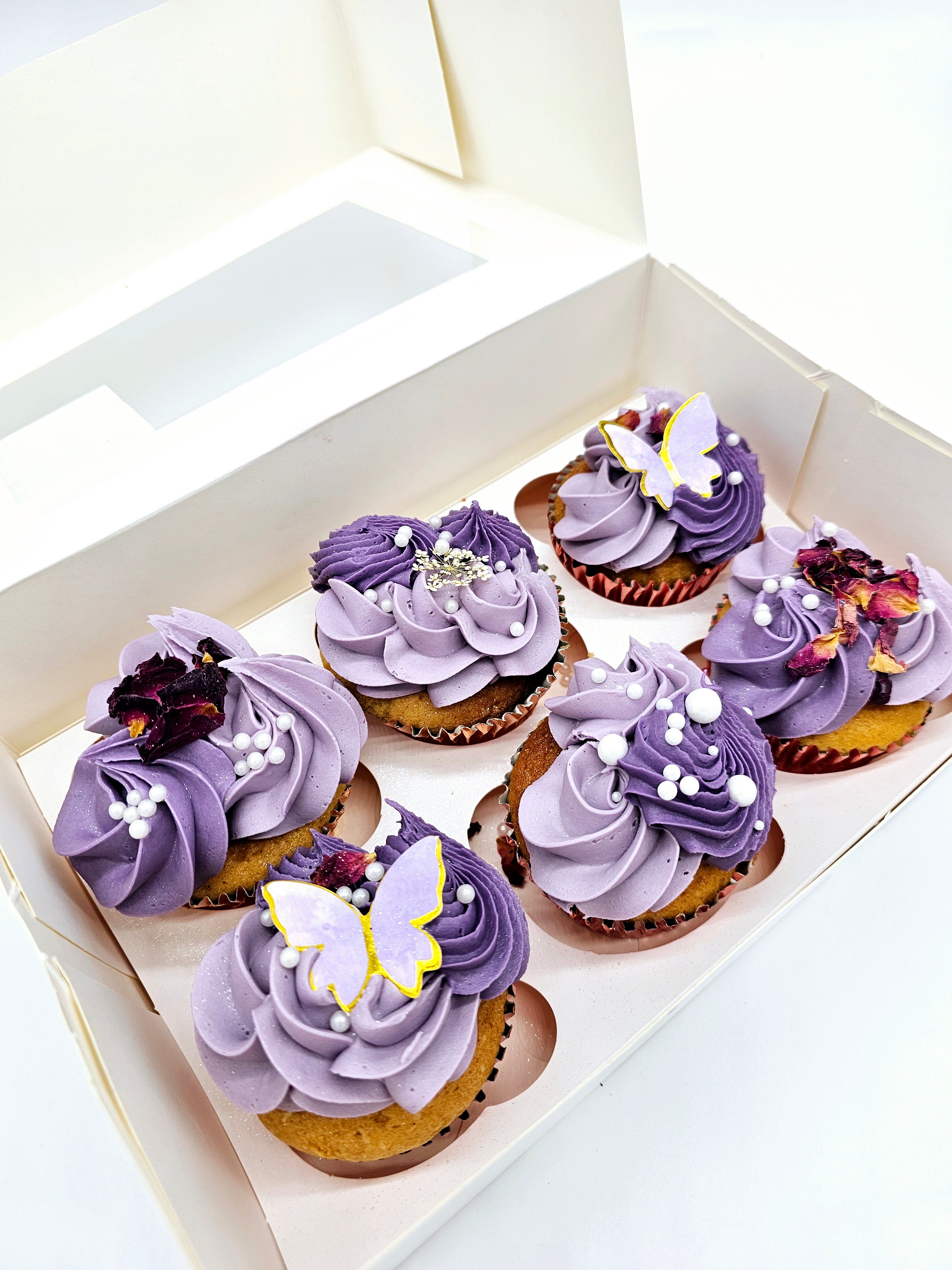 Lavender Bliss Cupcakes - Cake Secret