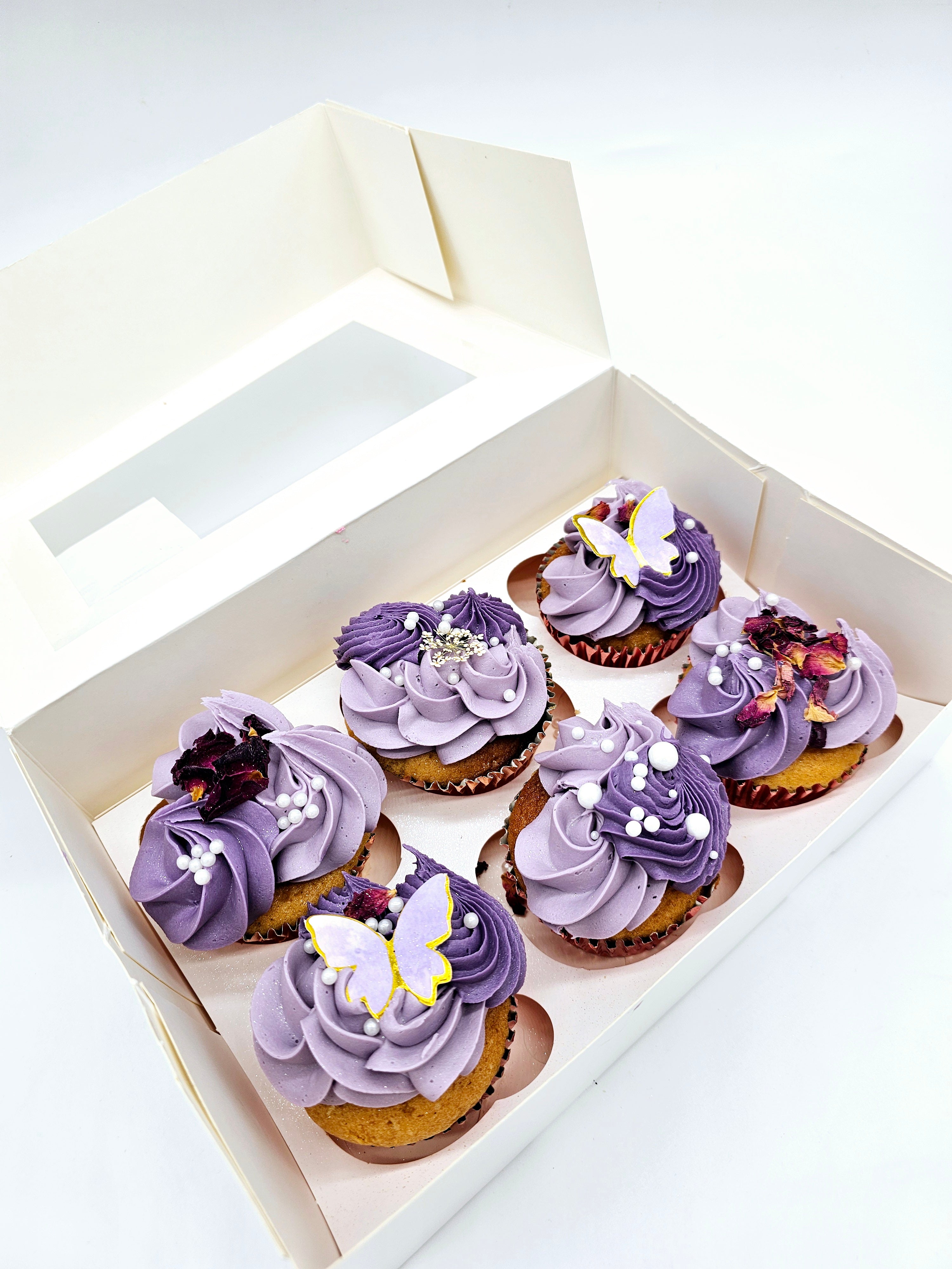 Lavender Bliss Cupcakes - Cake Secret