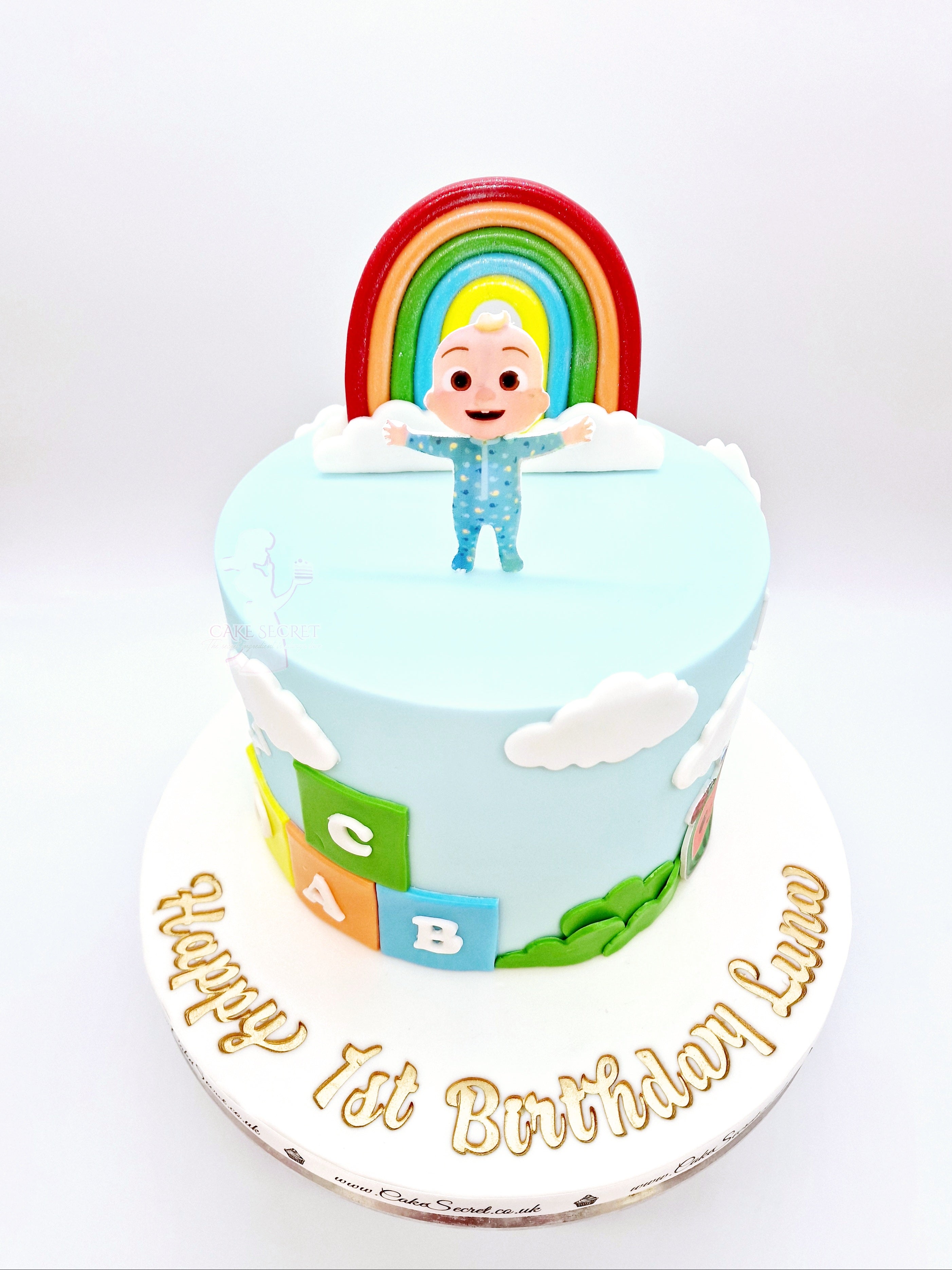 Cocomelon Rainbow Birthday Cake - Cake Secret