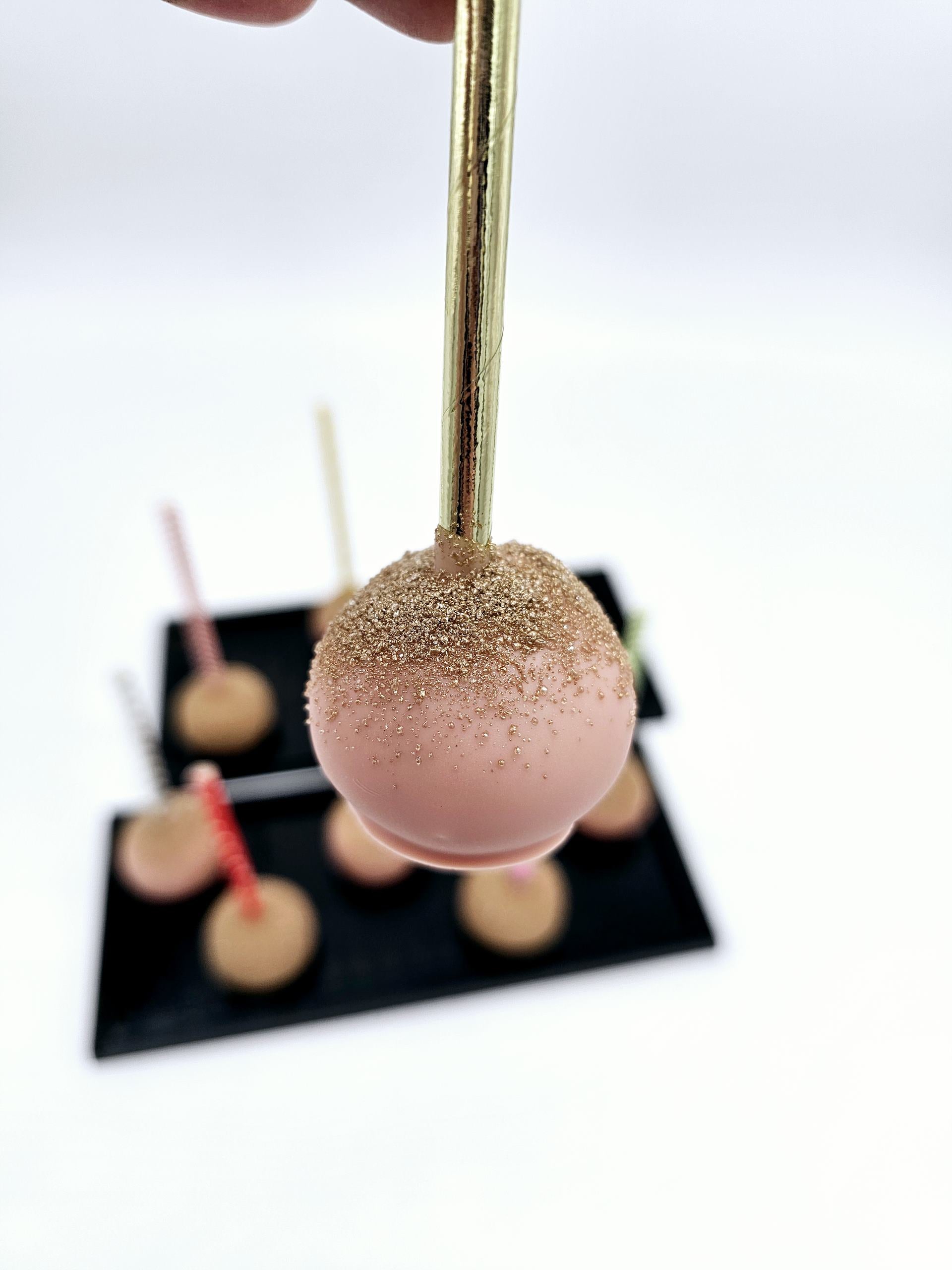Ombre Glitter Cake Pops - Cake Secret