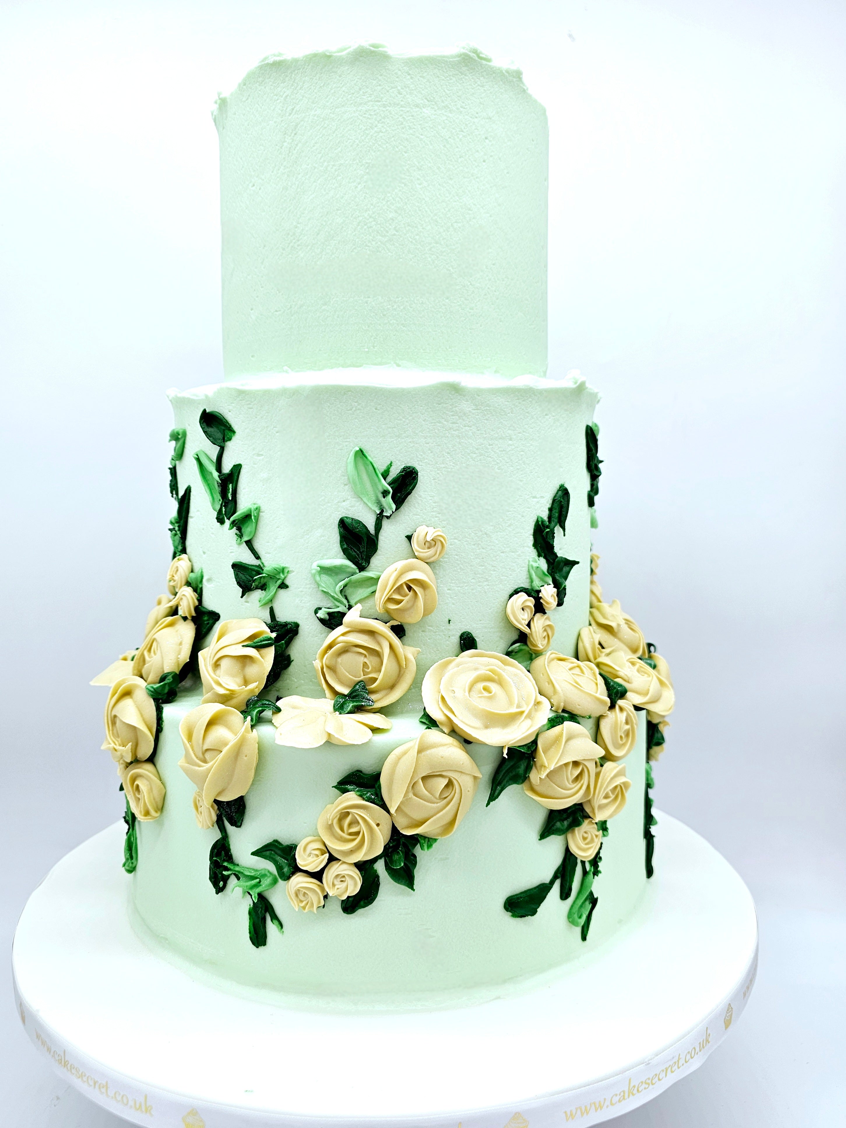 Floral Grace Wedding Cake - Cake Secret