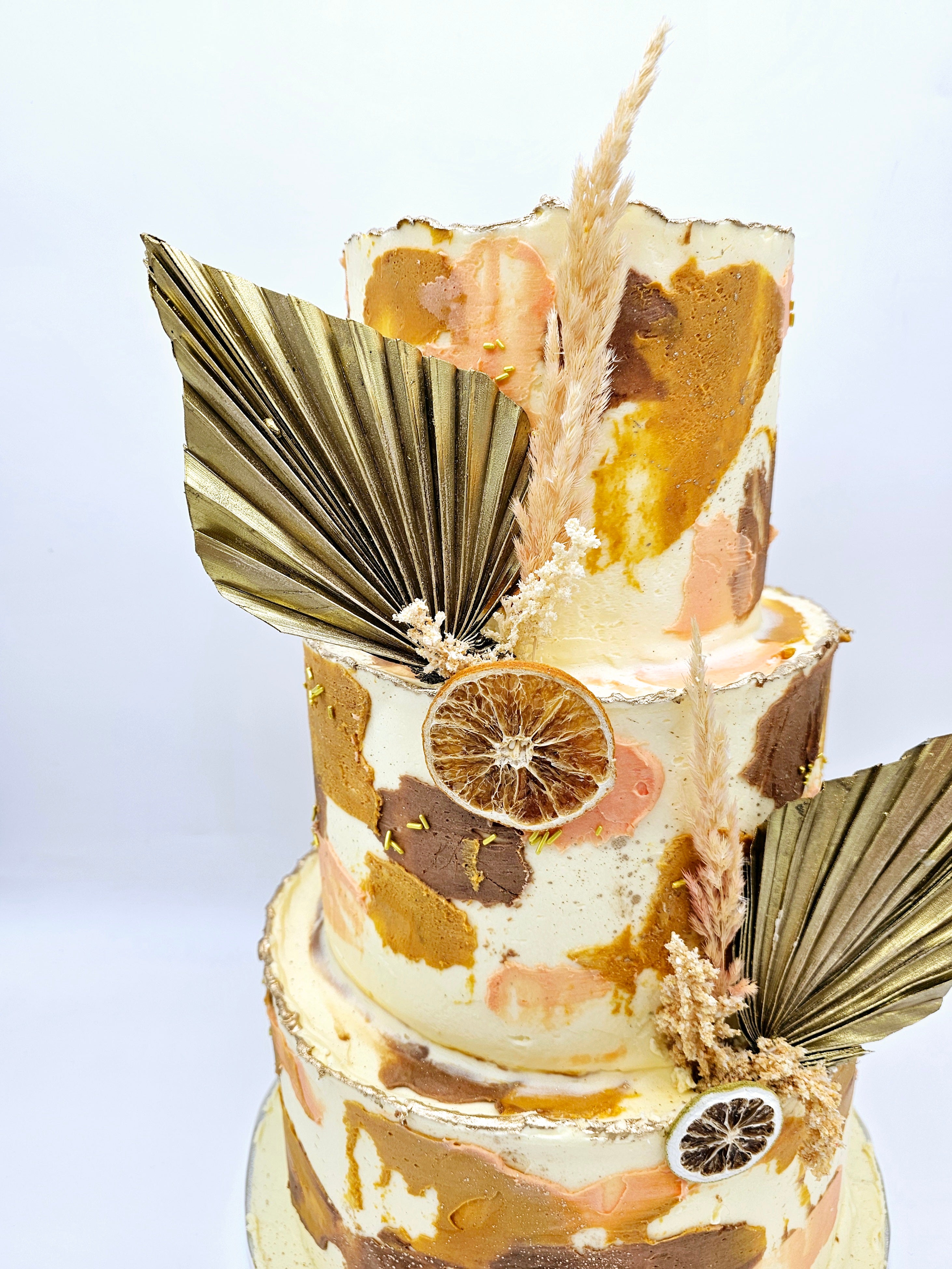 Autumn Elegance Wedding Cake - Cake Secret