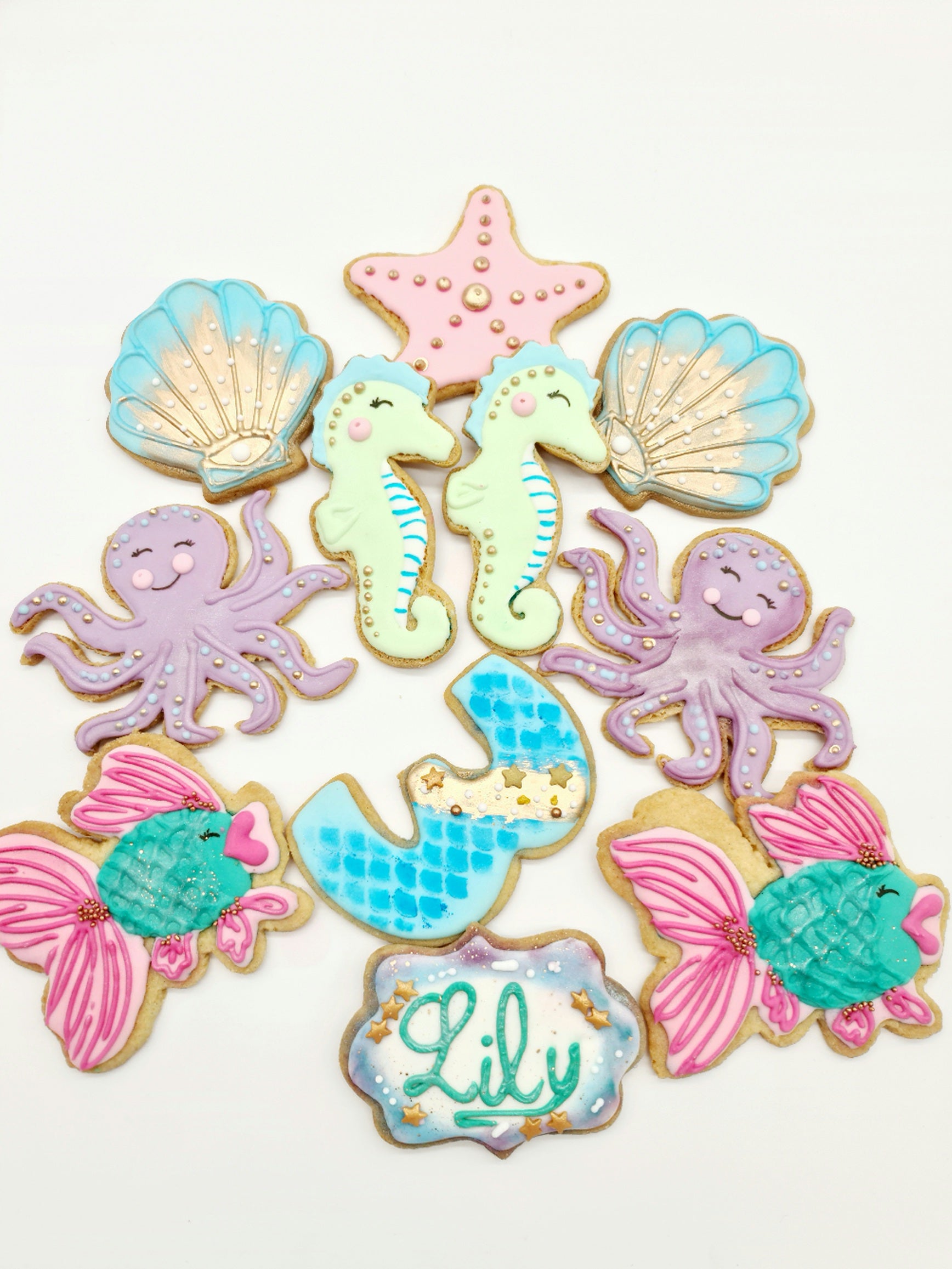 Dive Into Delight Under The Sea Themed Sugar Cookies - Cake Secret