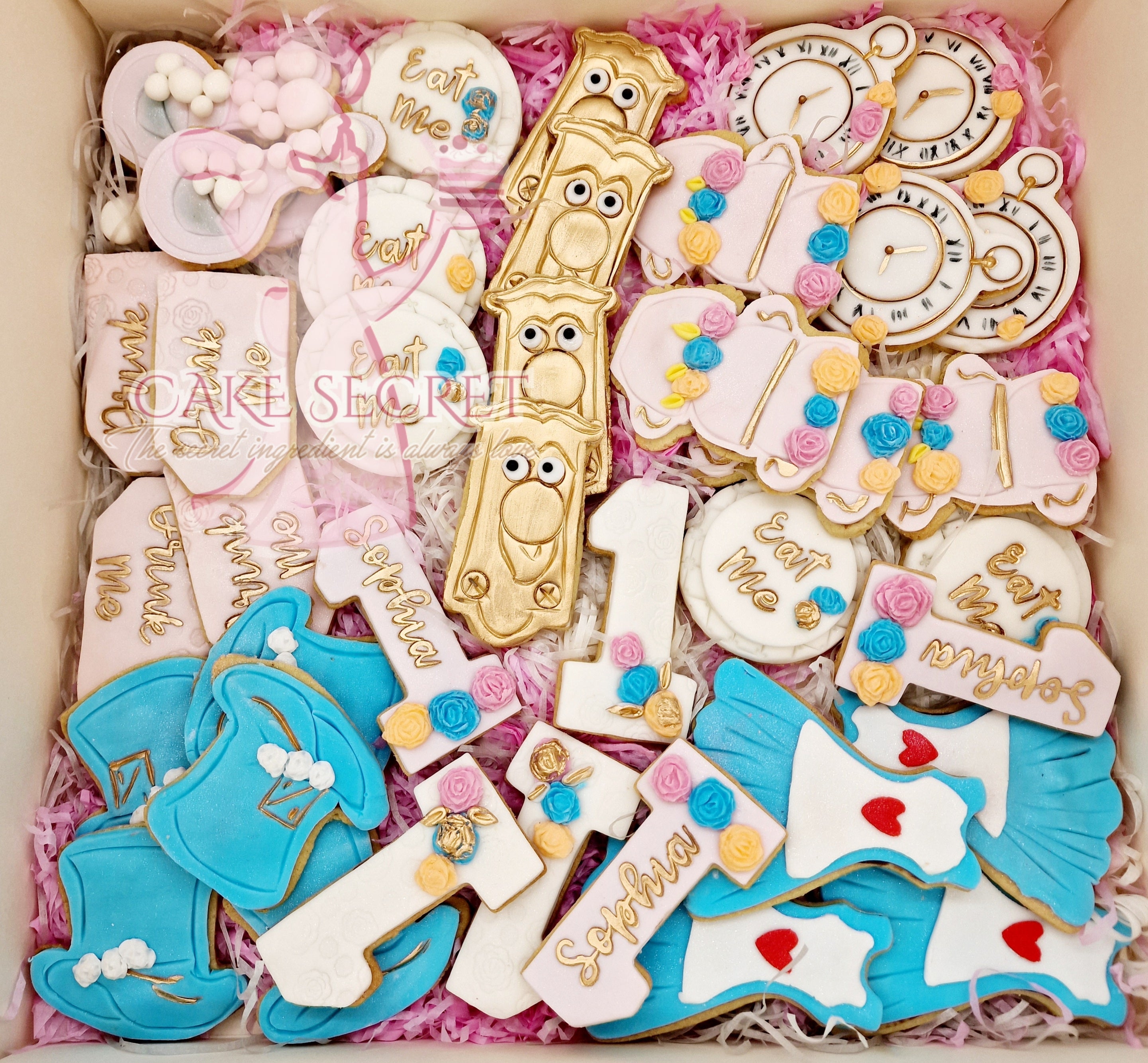 Whimsical Wonderland Alice in Wonderland Inspired Cookies - Cake Secret