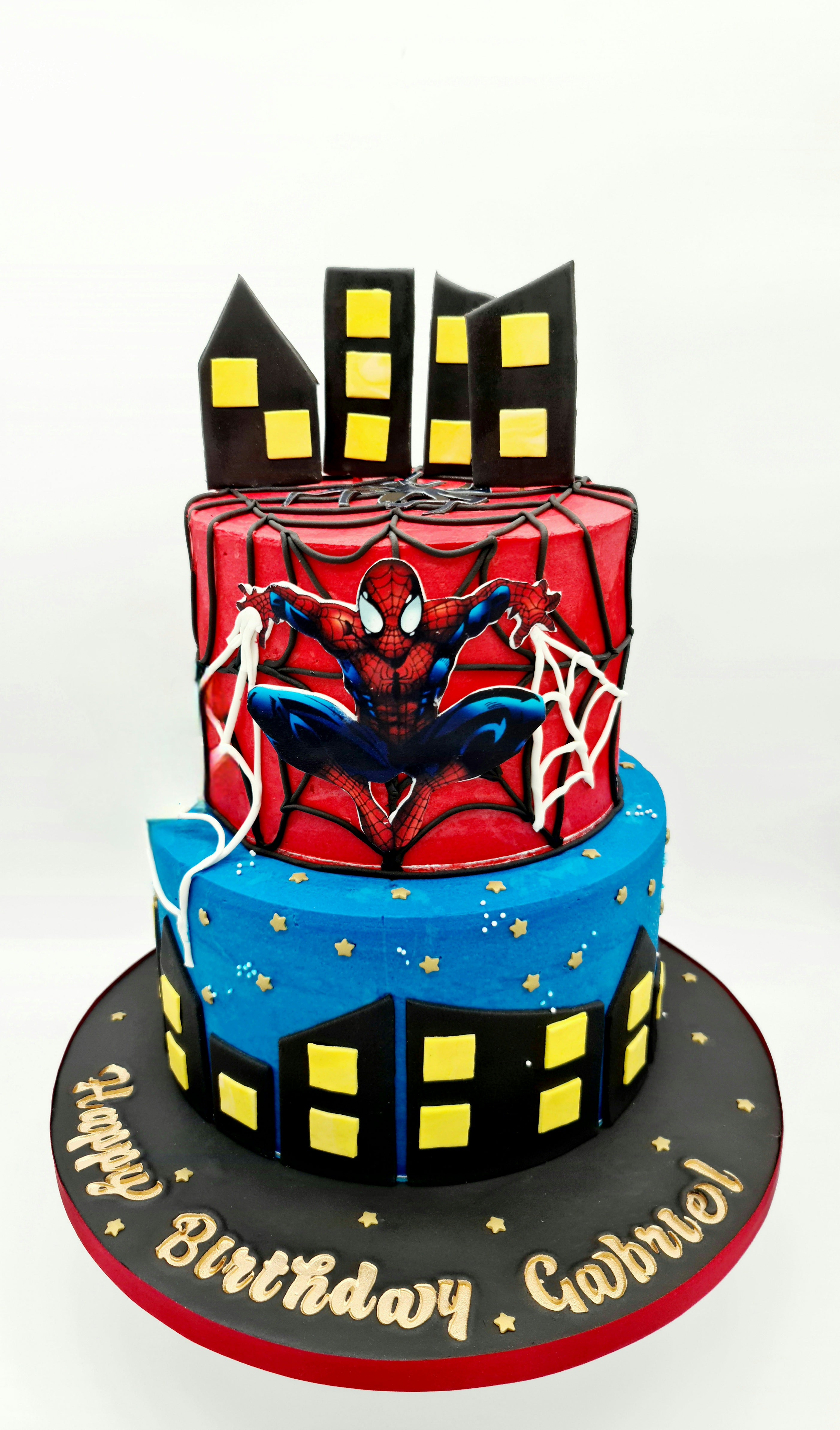 Eggless Spidey Spectacular Birthday Cake - Cake Secret