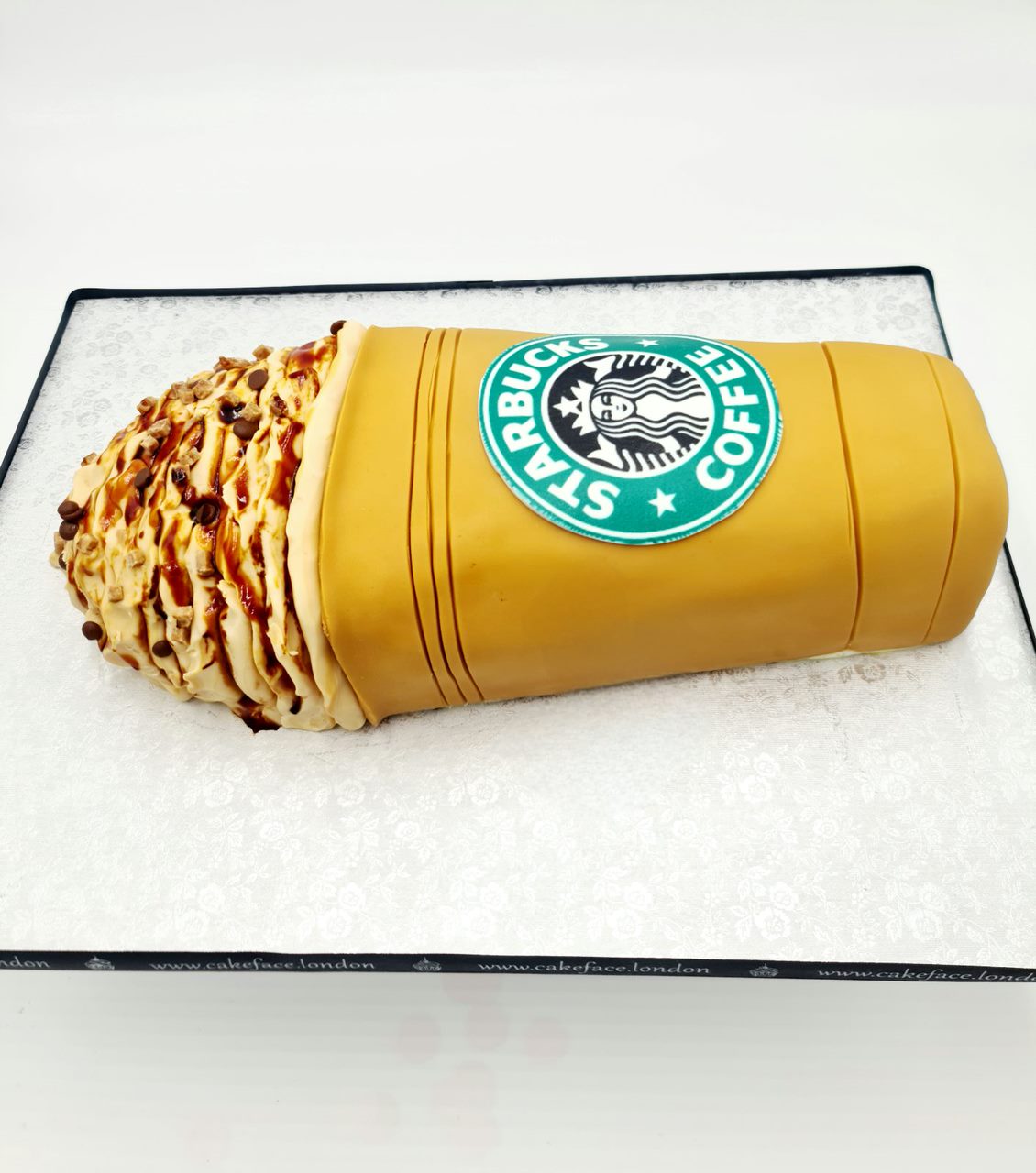 Vegan Brewed Bliss 3D Handcrafted Starbucks-Inspired Cake - Cake Secret