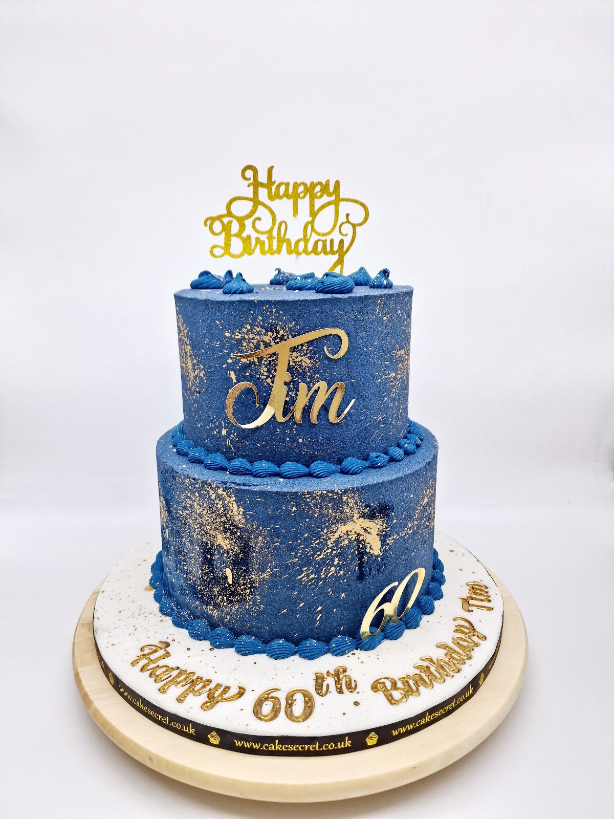 Vegan Golden Age Birthday Cake - Cake Secret