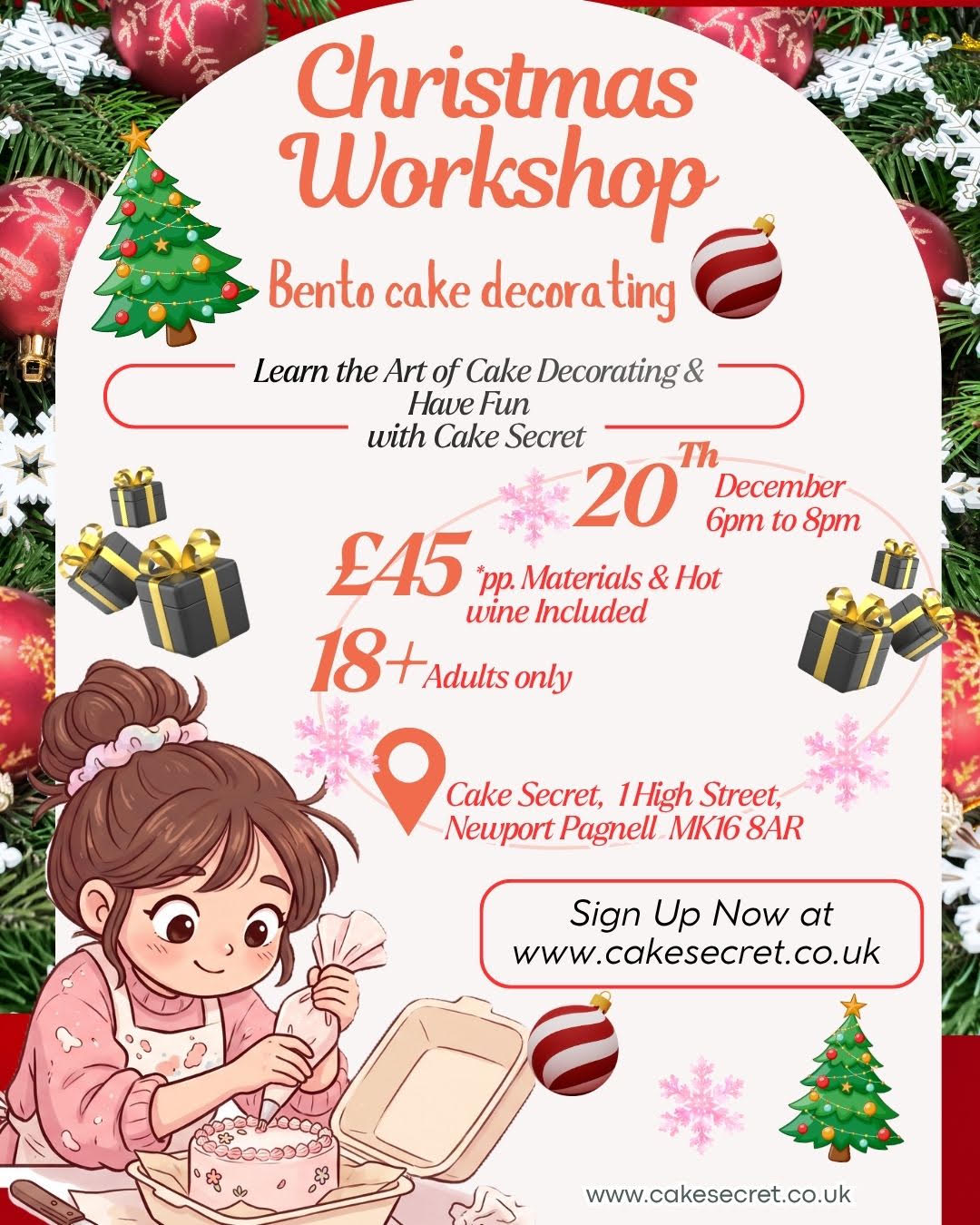Bento Cake Decorating Workshop