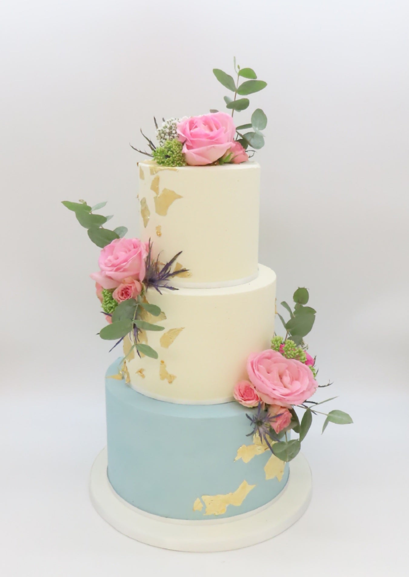 Gilded Garden Wedding Cake