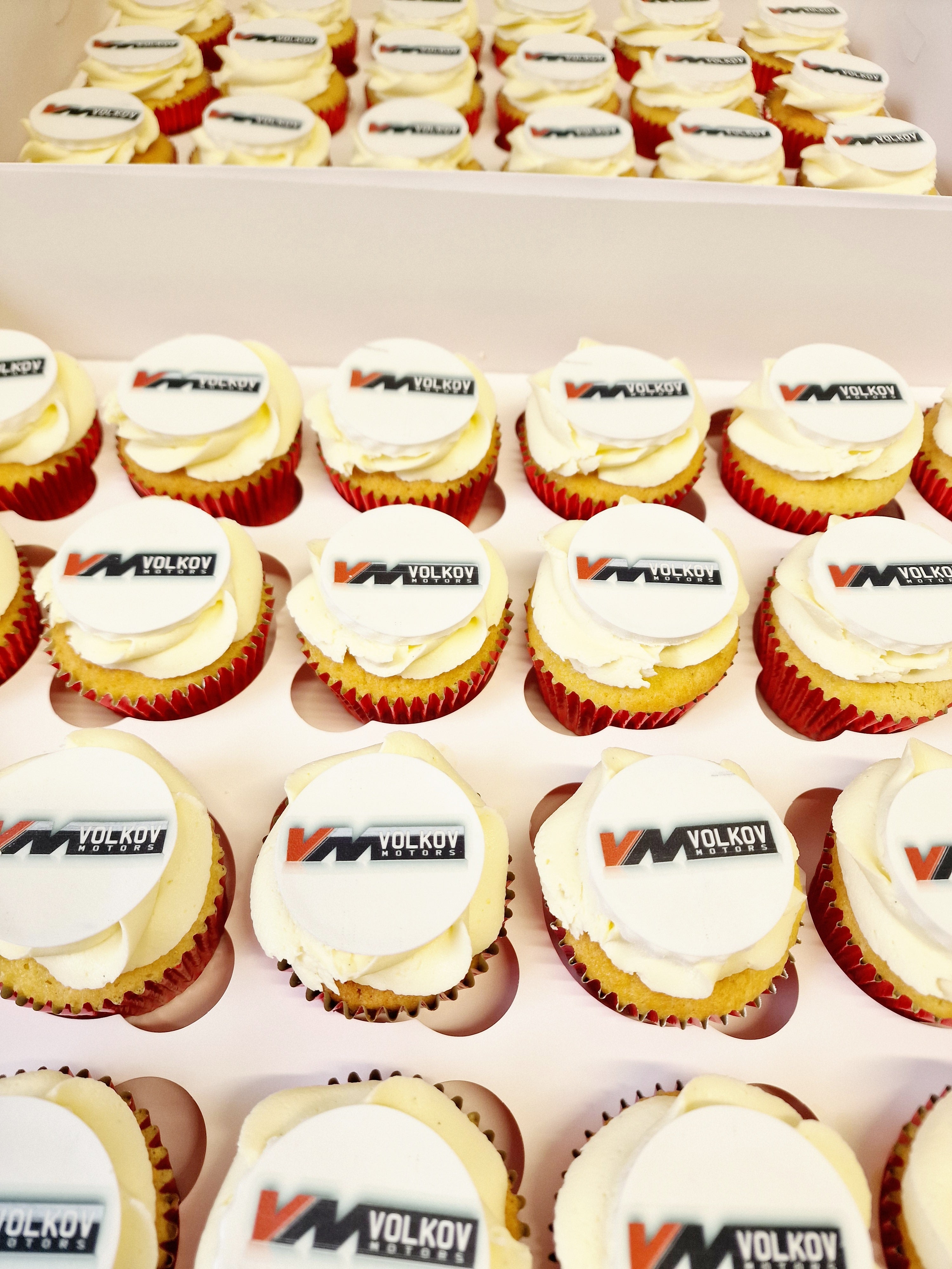 Personalized Branded Business Logo Cupcakes