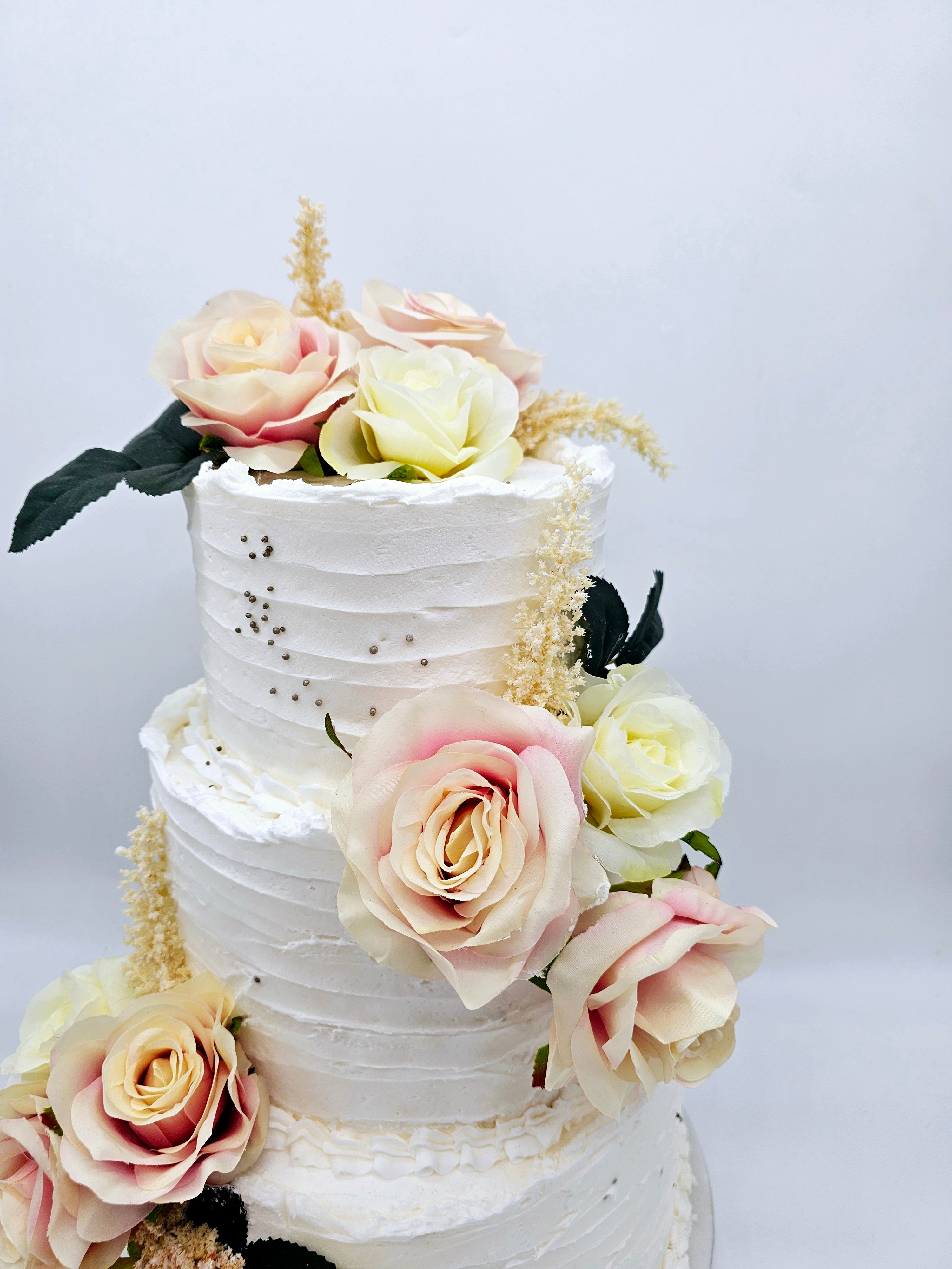 Ethereal Blooms Bliss Cake Wedding Cake