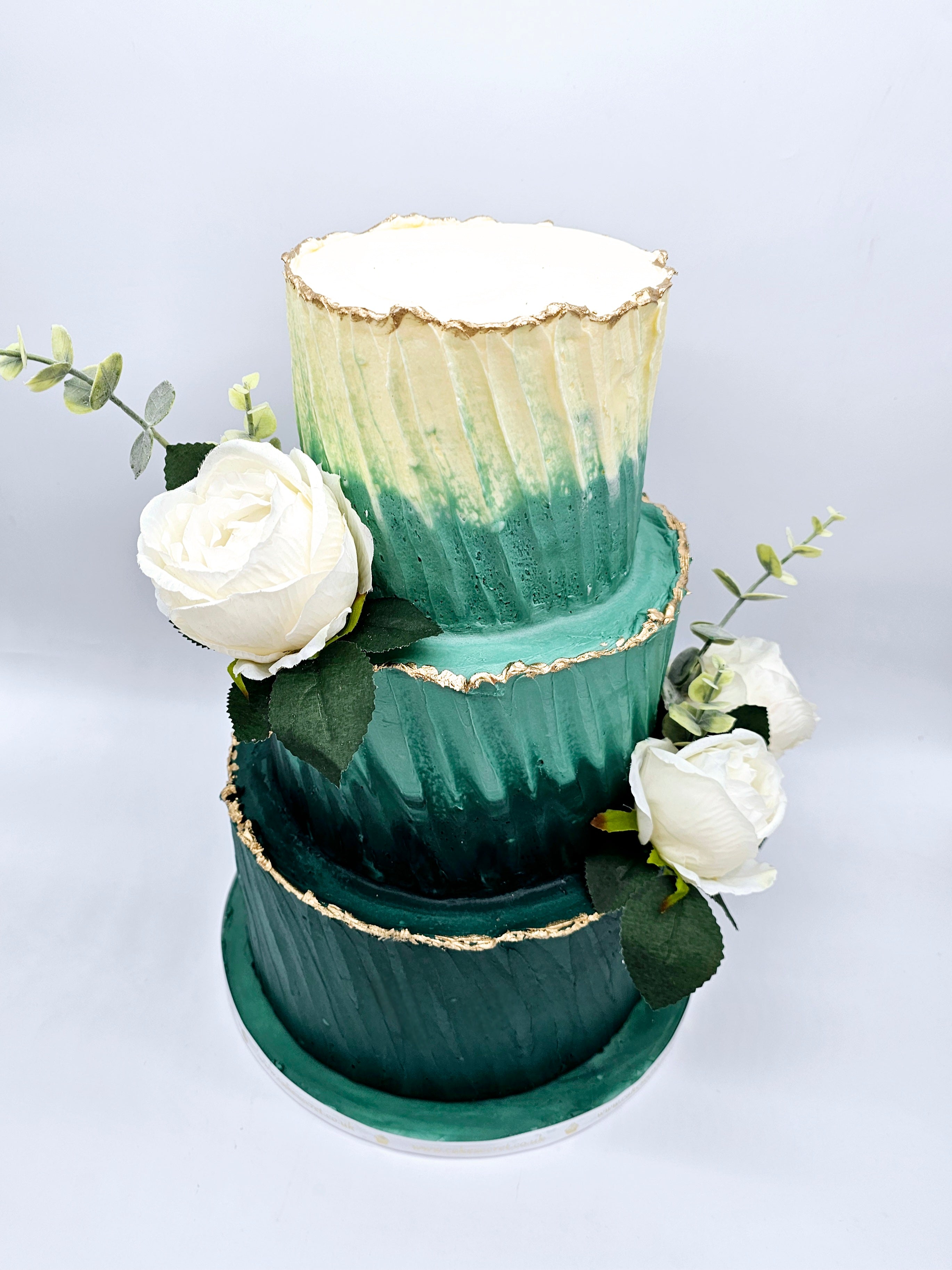 Ombre Bliss Buttercream Wedding Cake