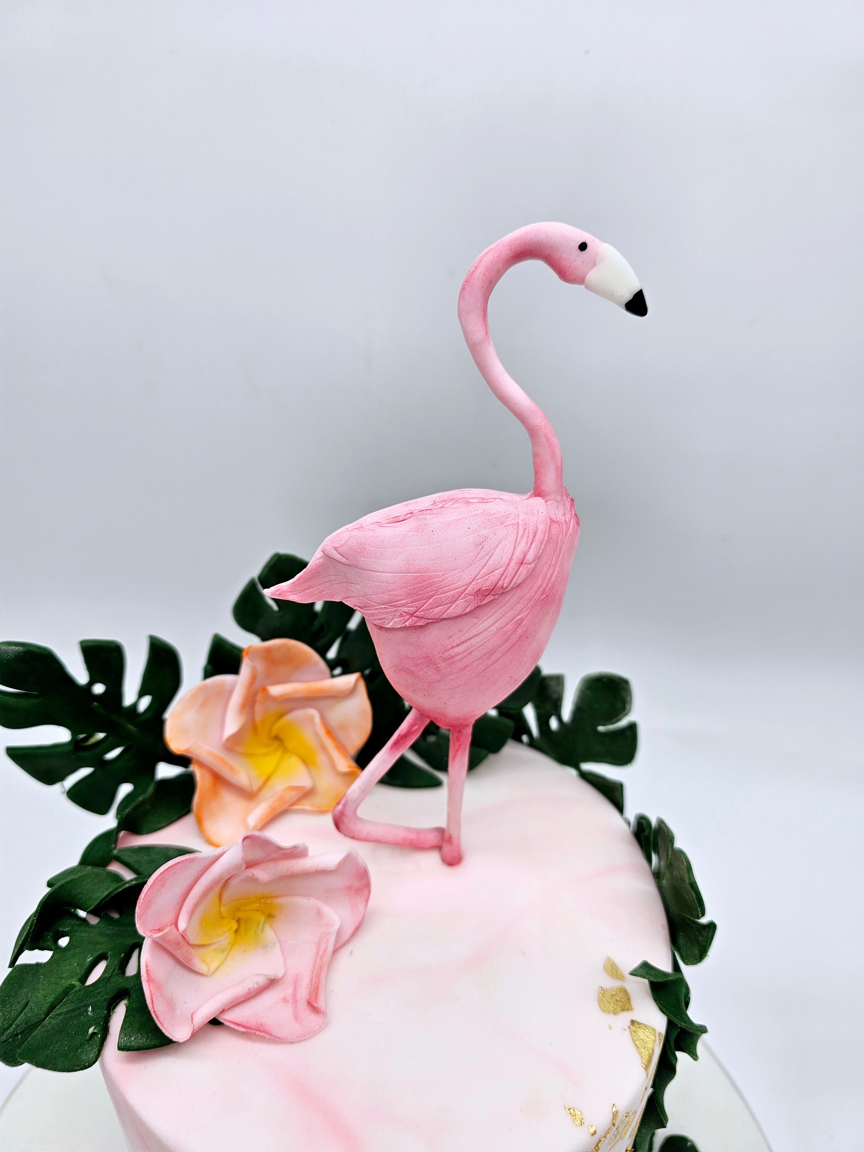 Flamingo Paradise Birthday Cake