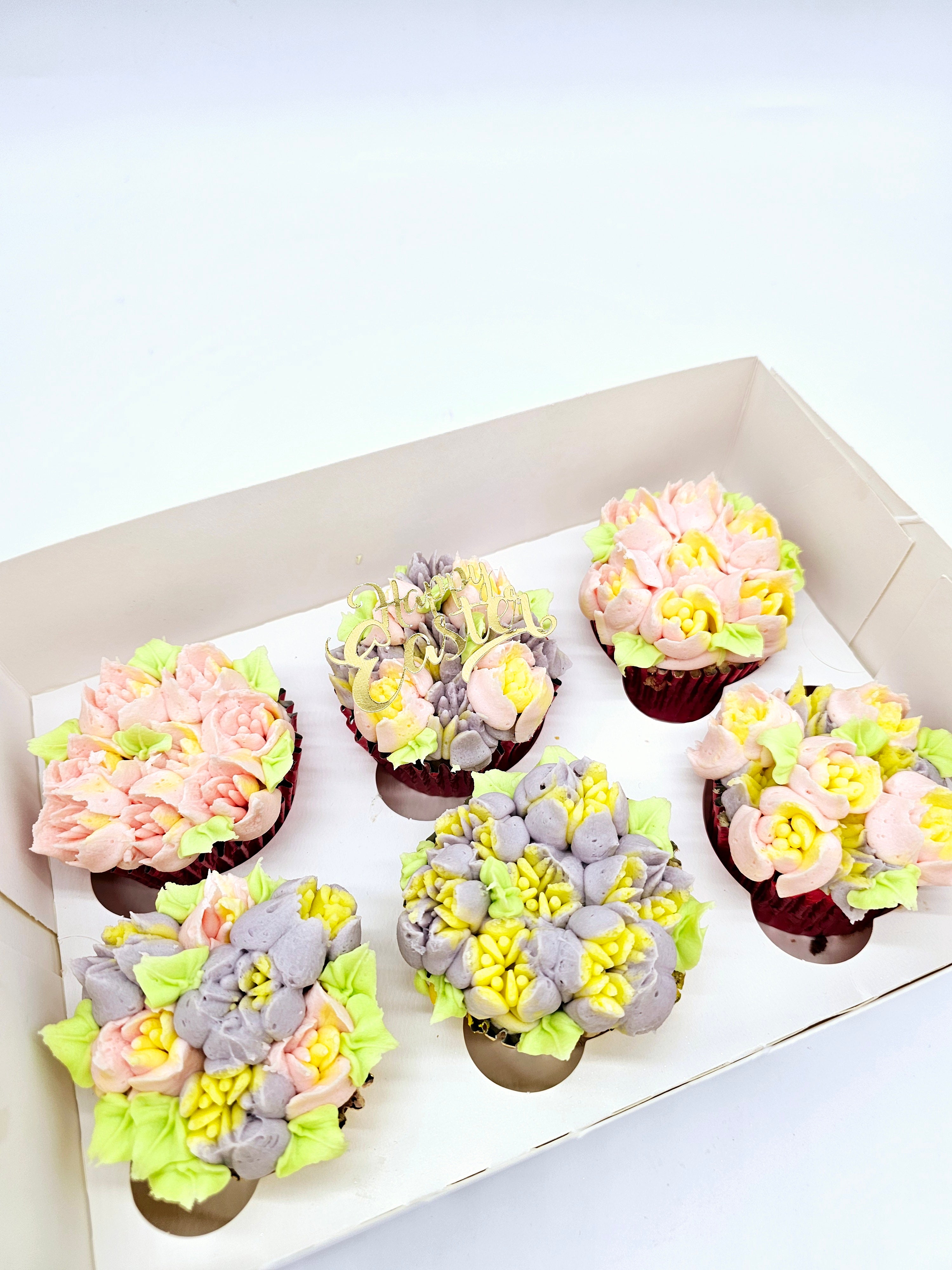 Easter Tulip Cupcakes