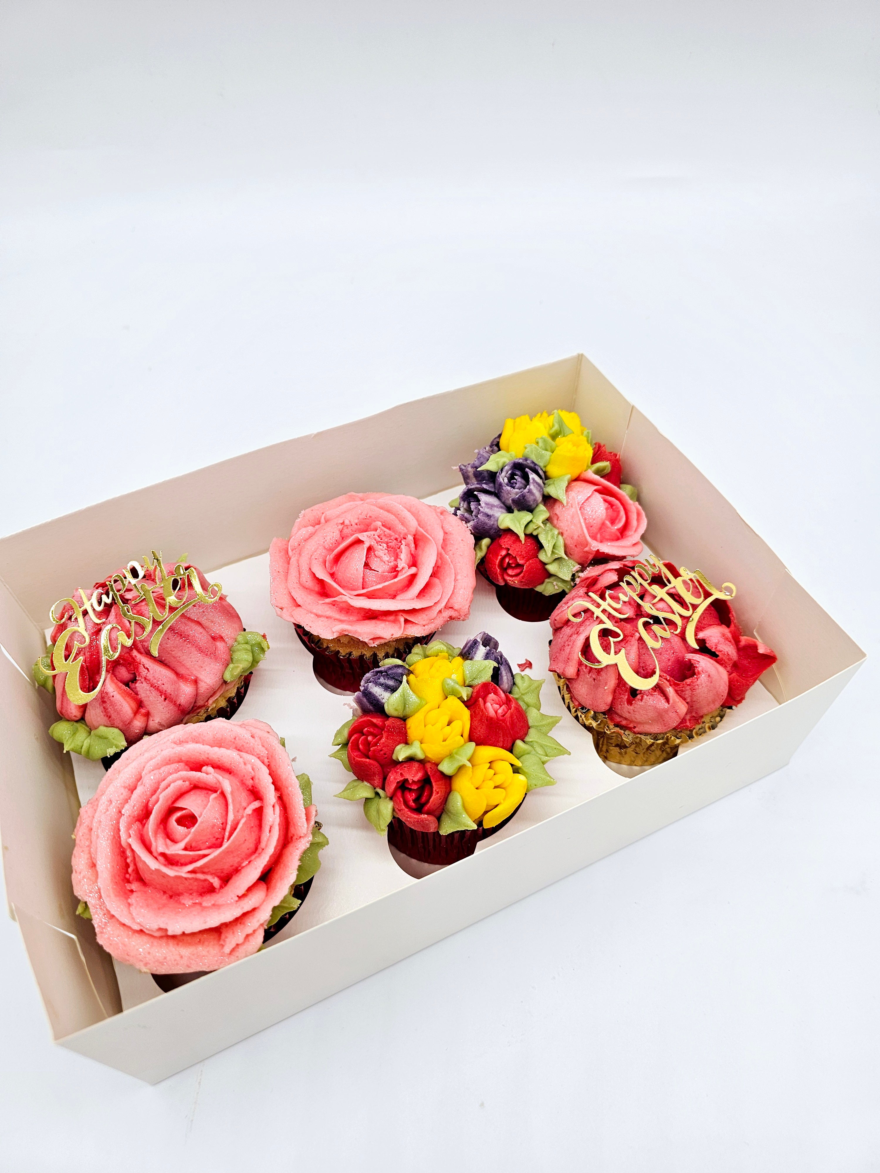 Easter Bloom Buttercream Cupcakes