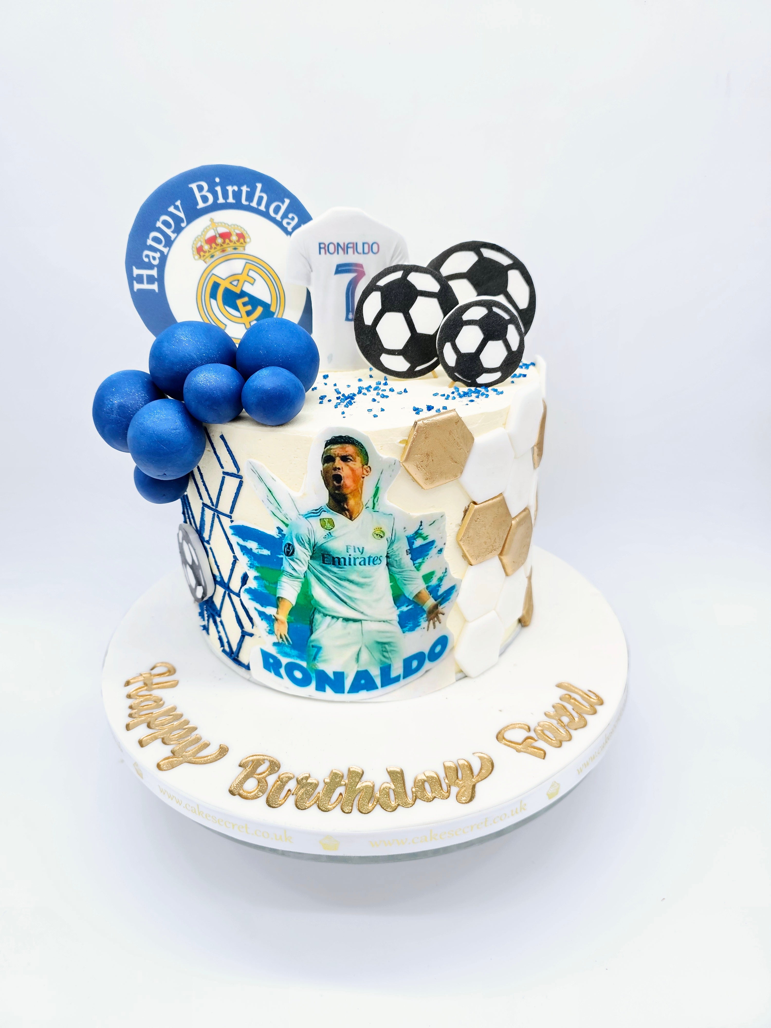 Ronaldo Football Fan Cake