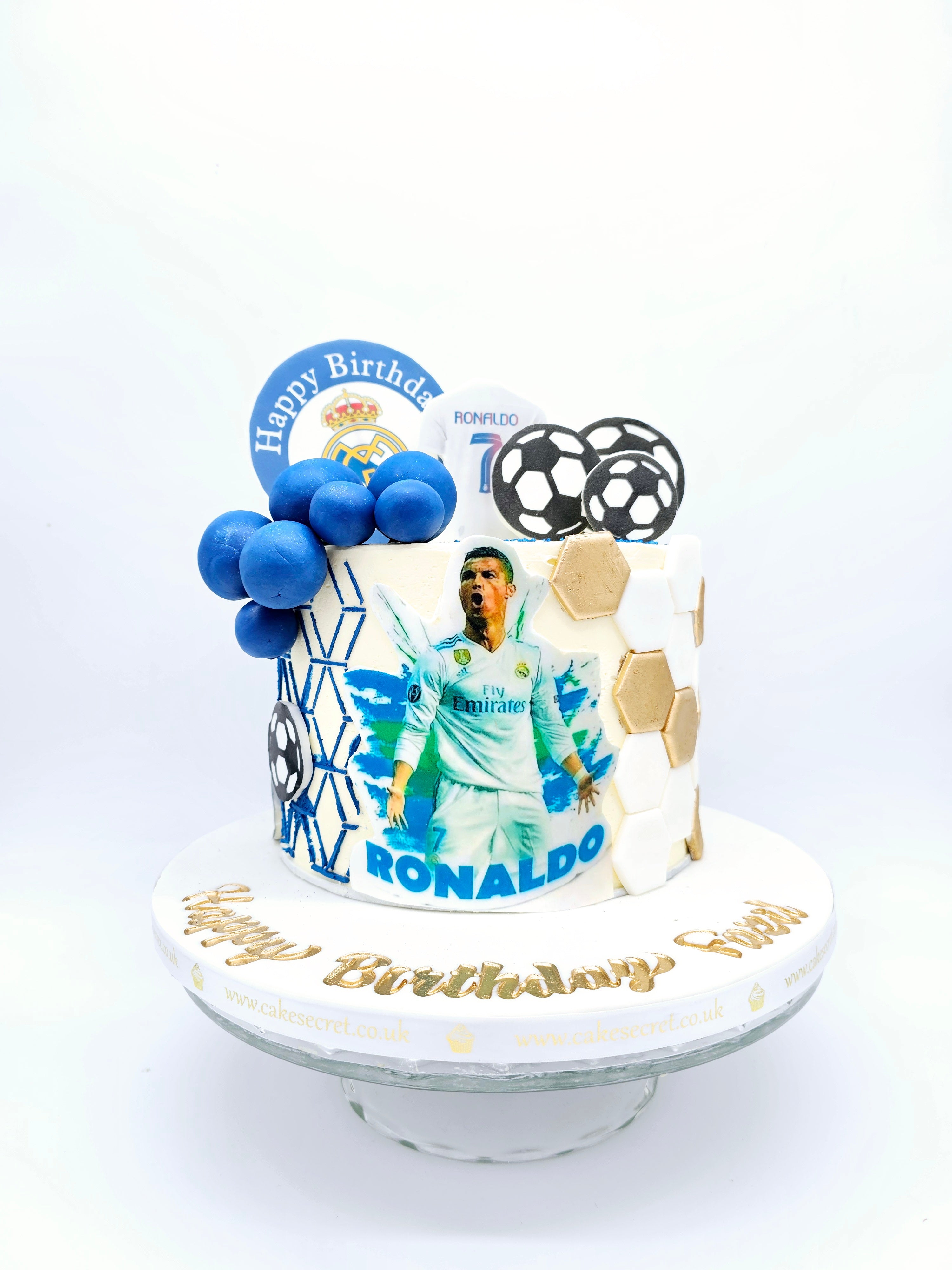 Ronaldo Football Fan Cake