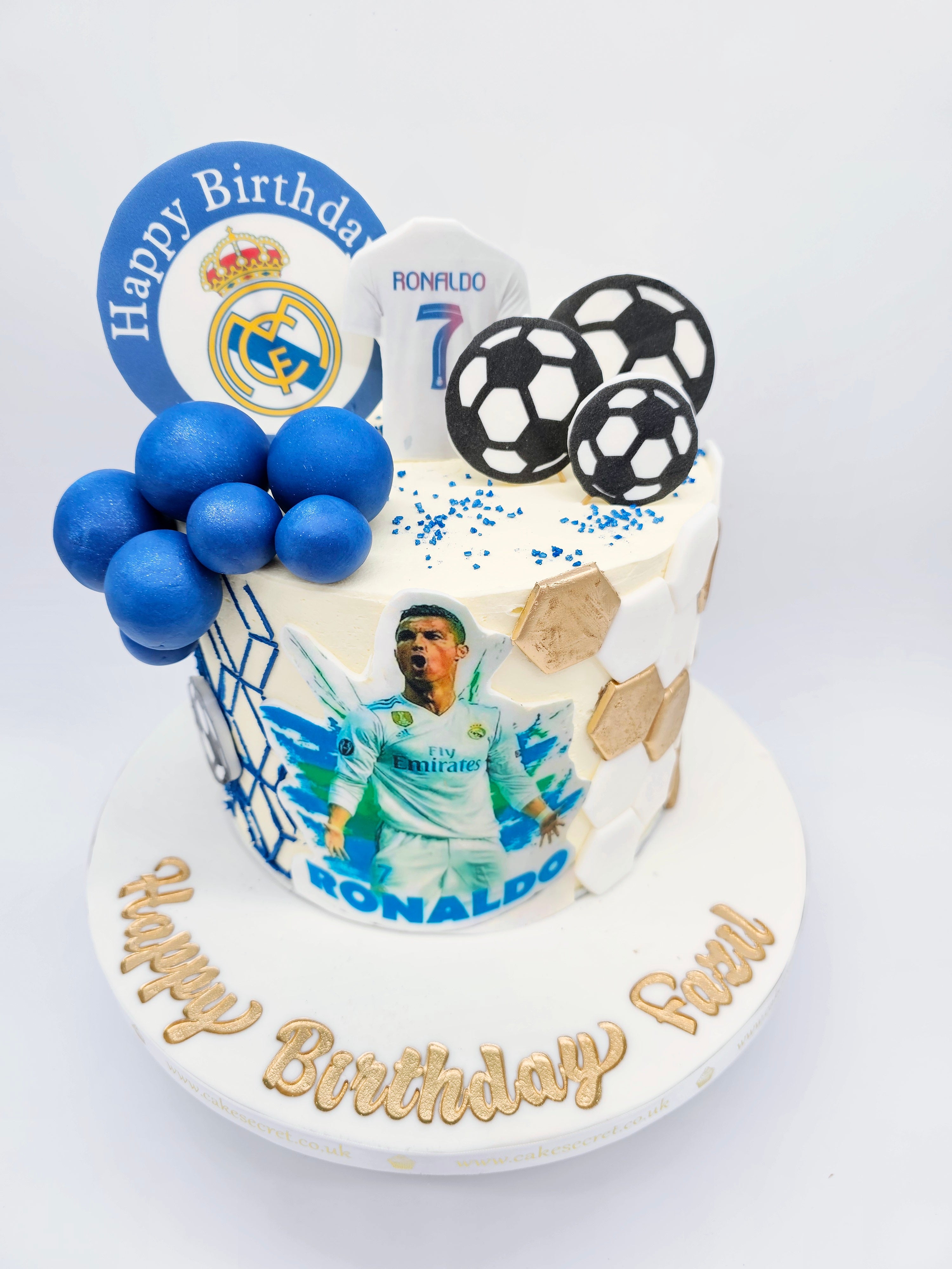 Ronaldo Football Fan Cake