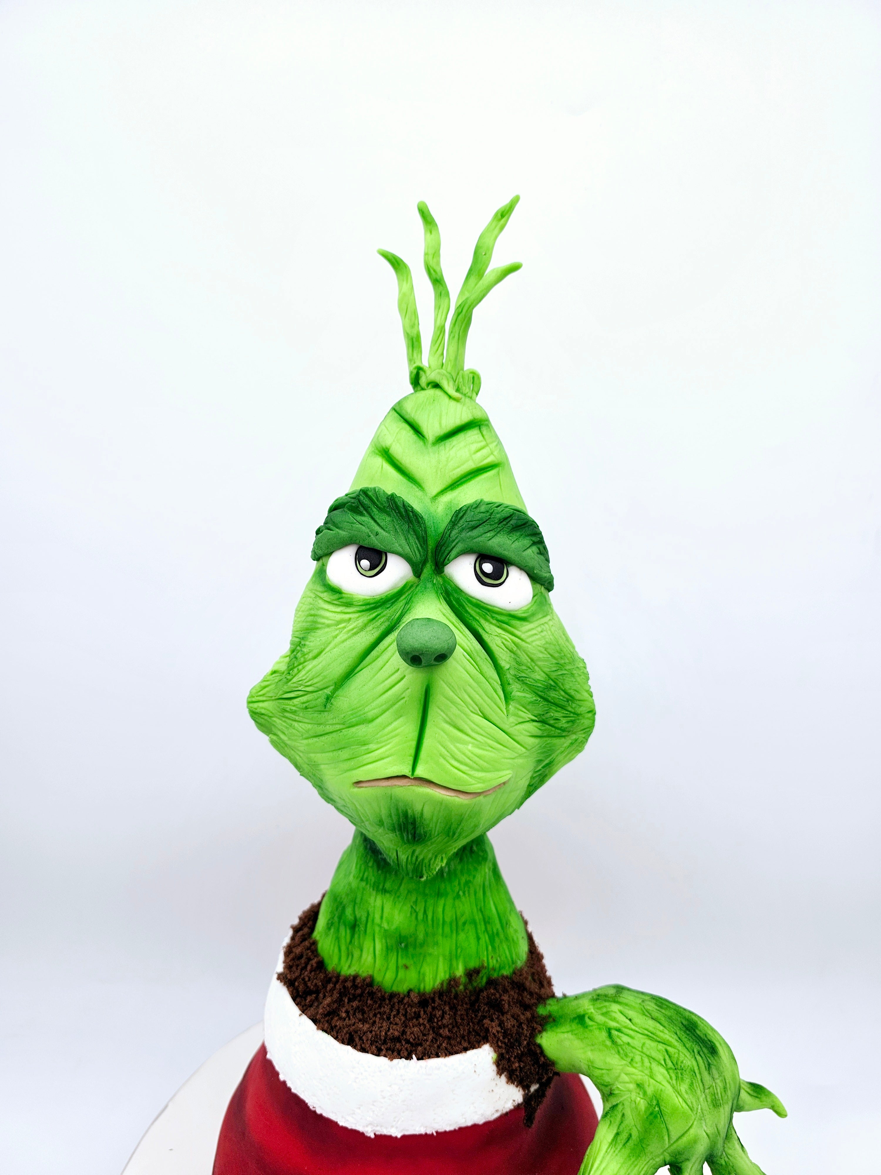 3D Grinch Christmas Cake