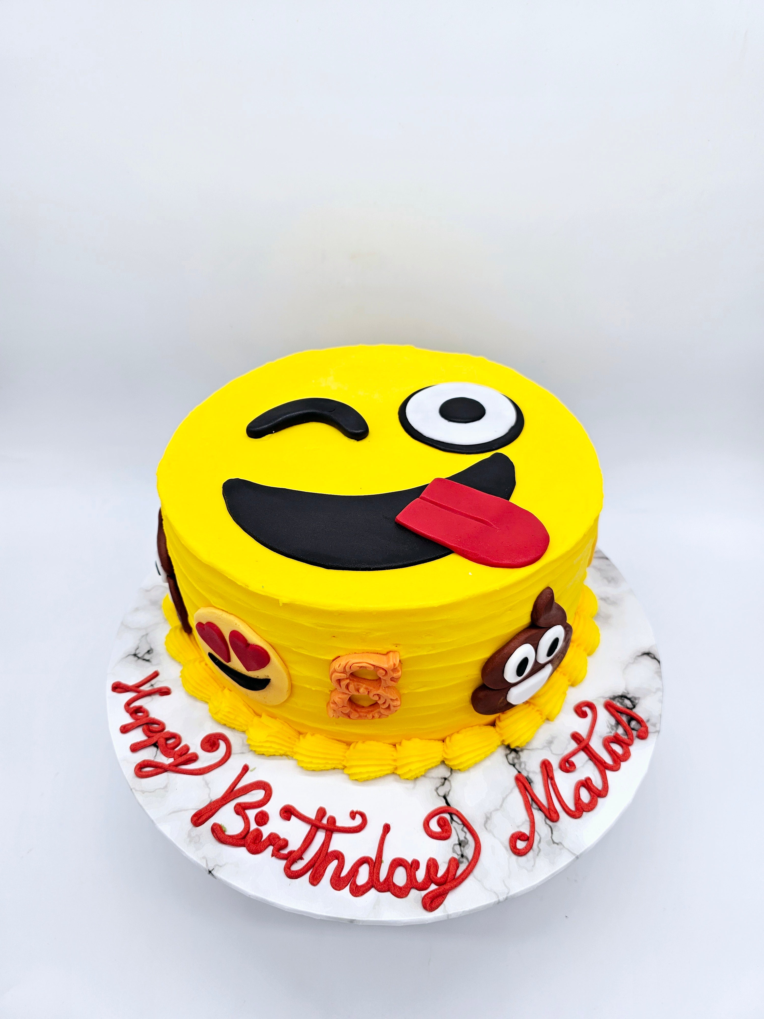 Emoji Birthday Cake