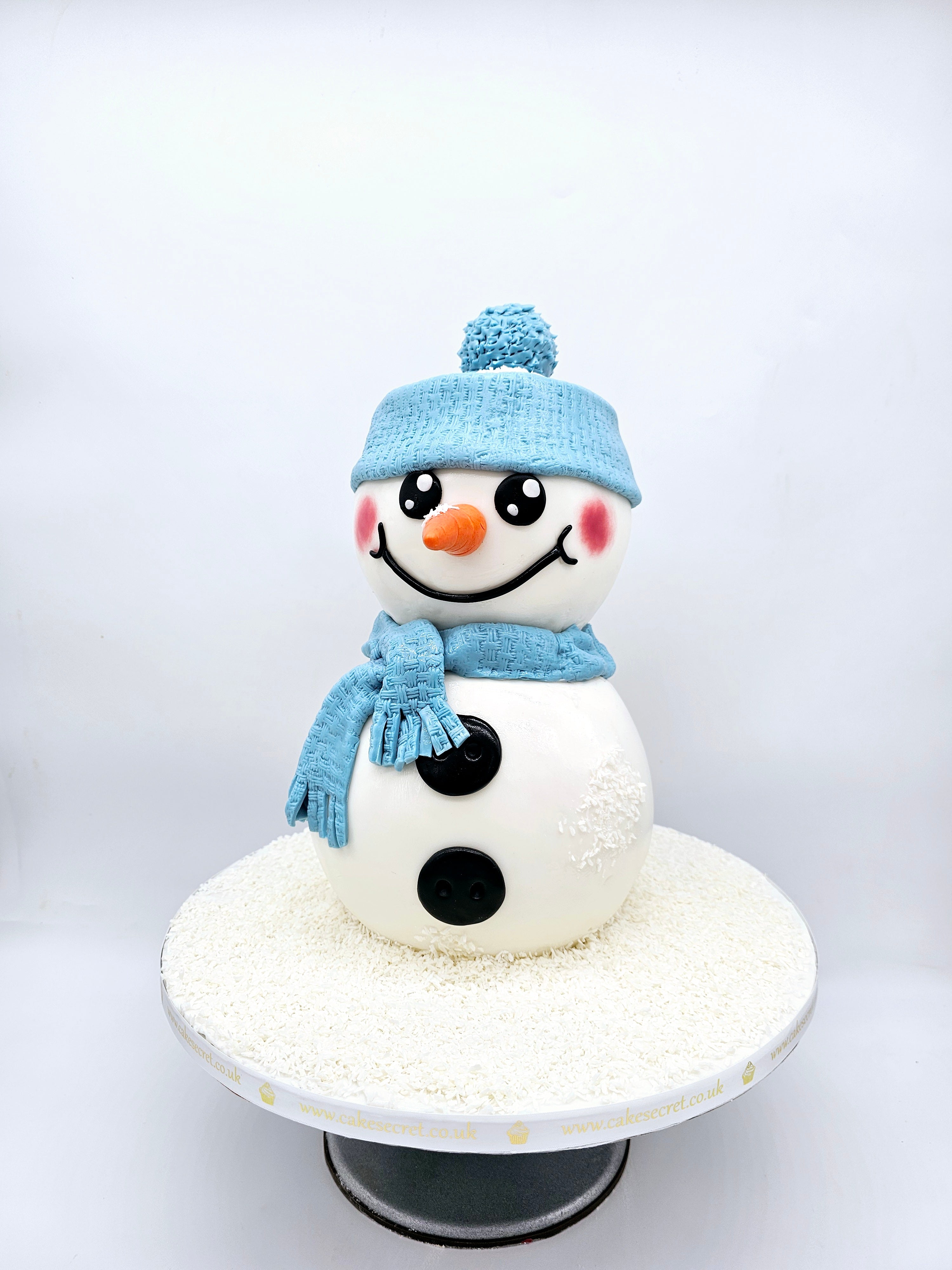 Adorable 3D Snowman Christmas Cake