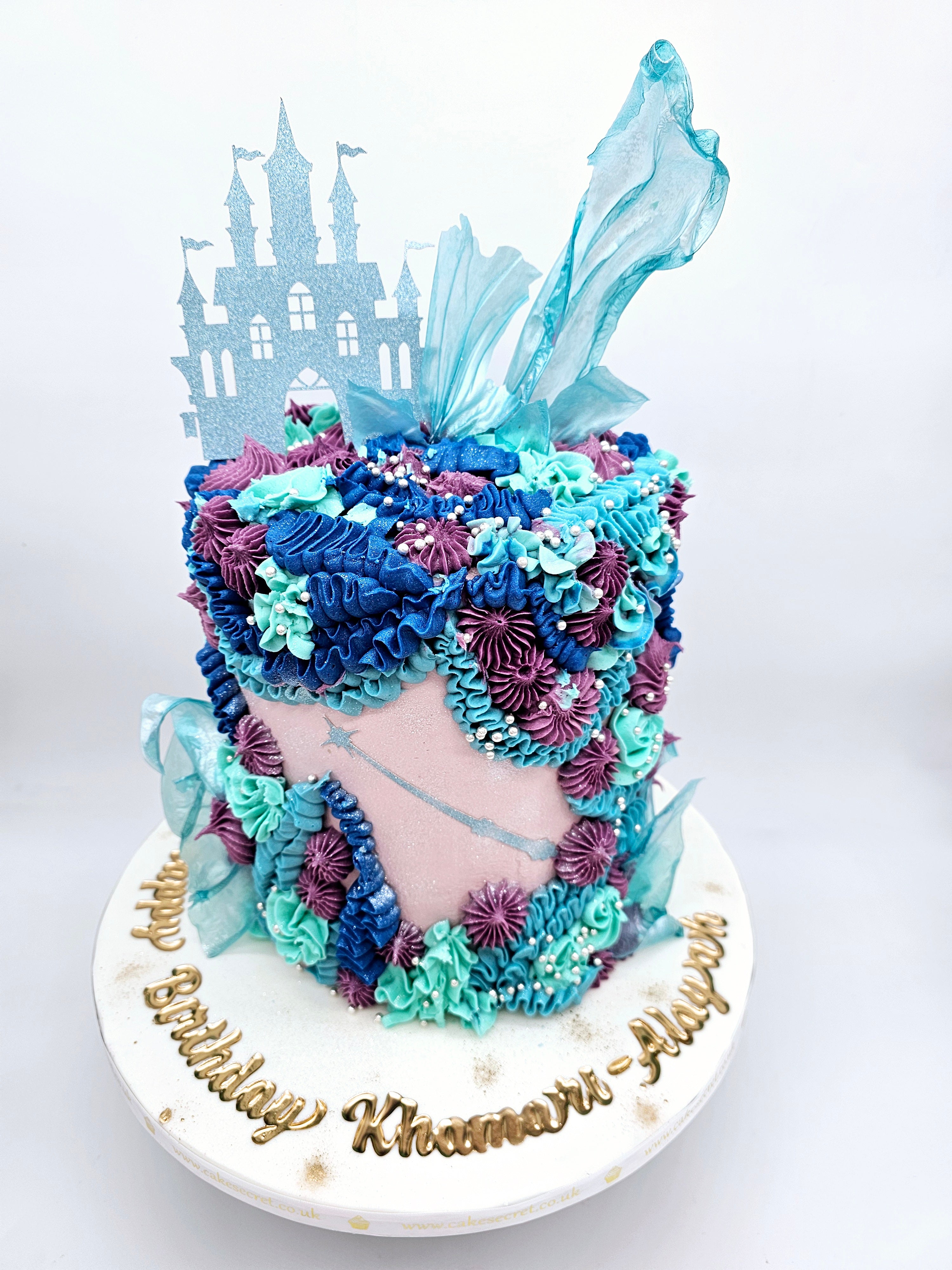 Magical Castle Buttercream Cake