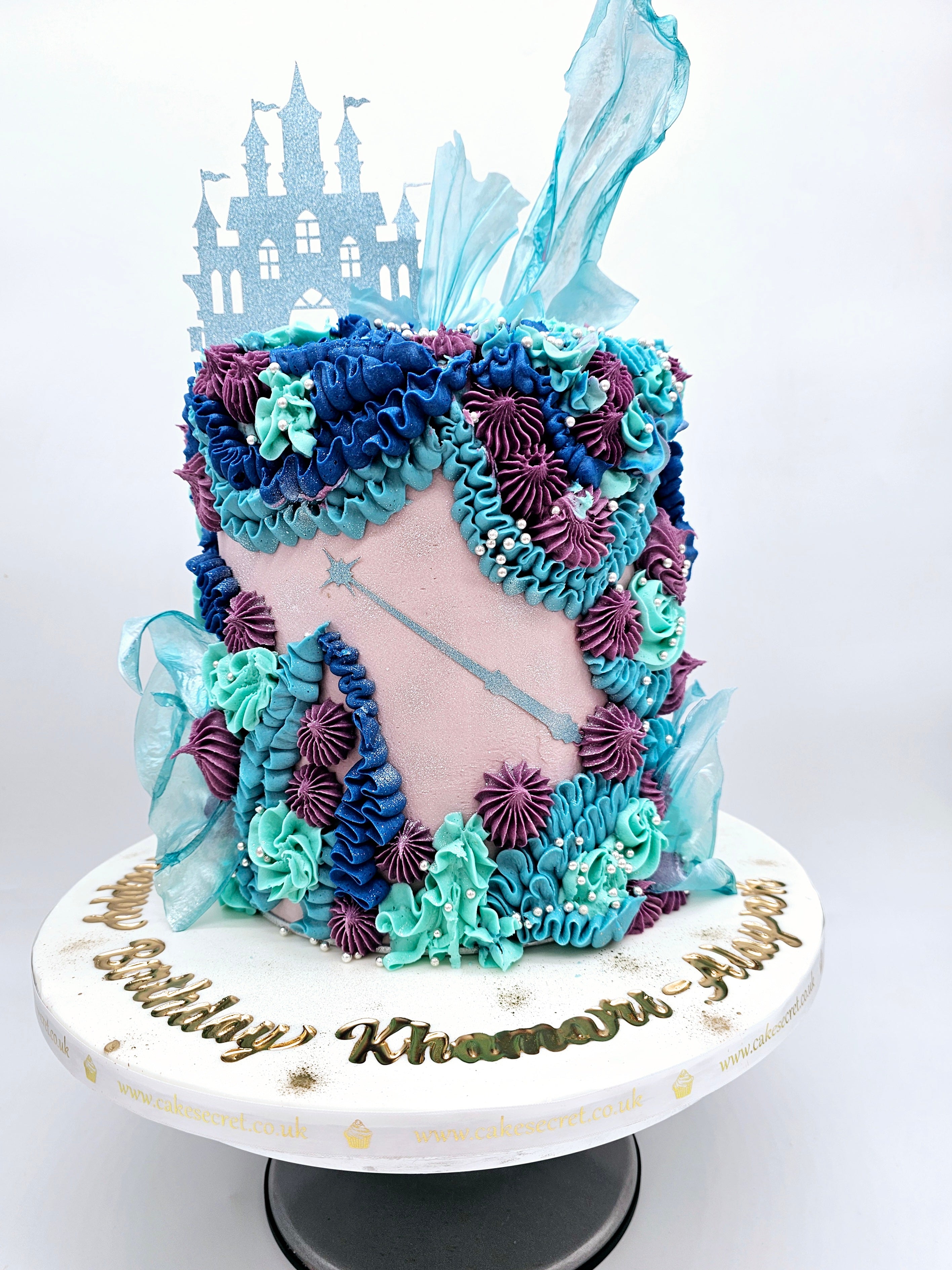 Magical Castle Buttercream Cake