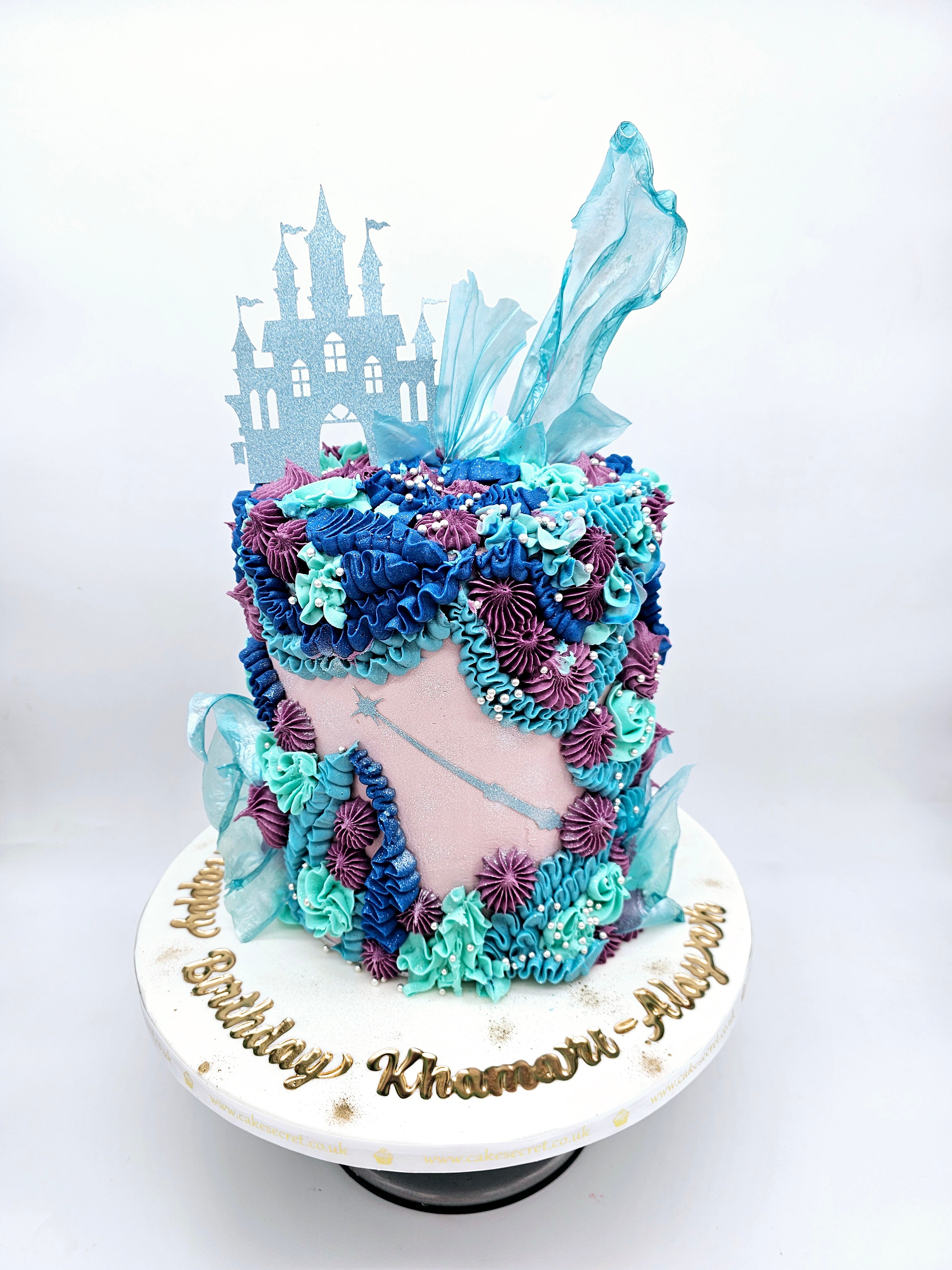 Magical Castle Buttercream Cake