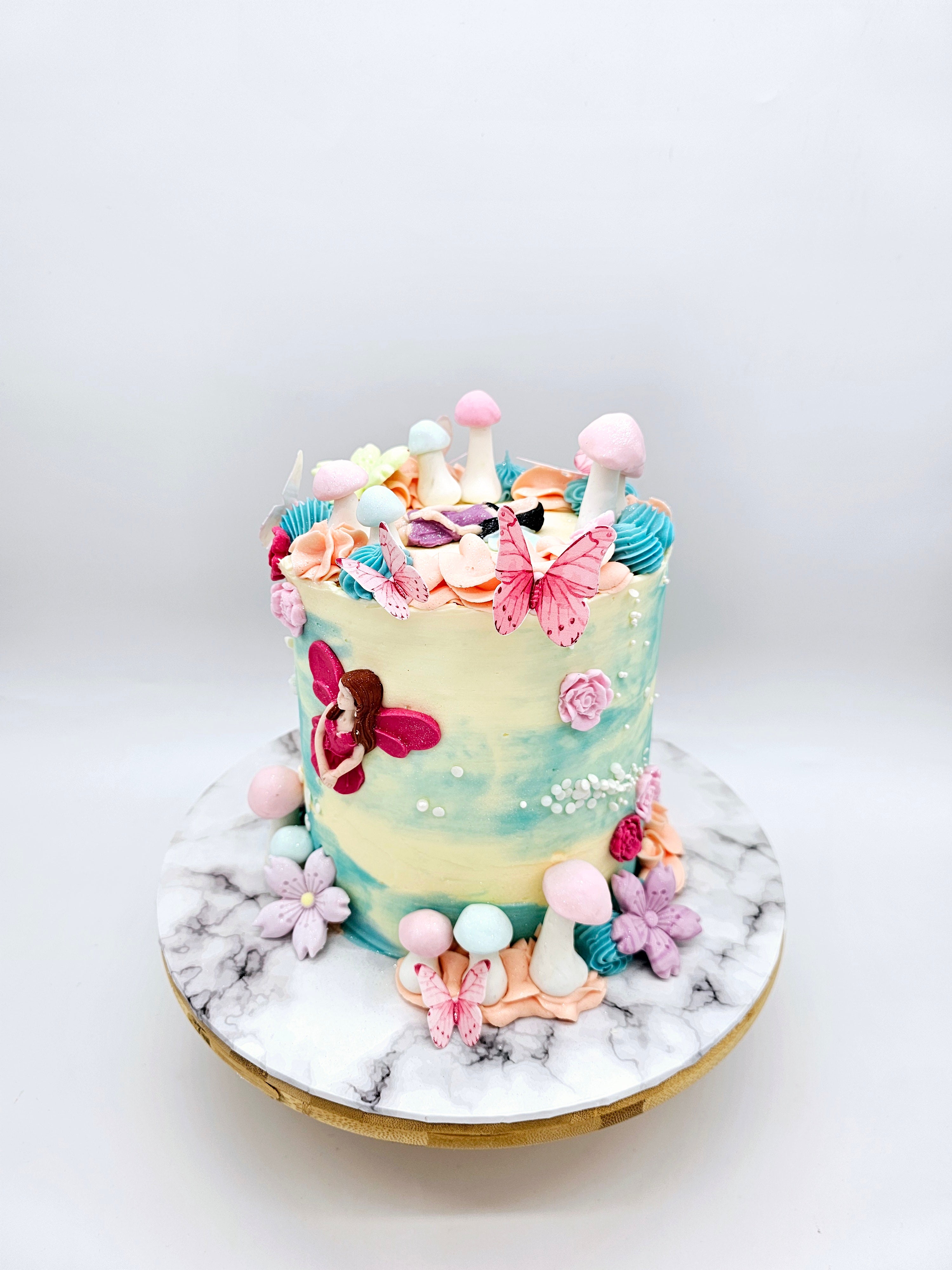 Enchanted Fairy Garden Cake