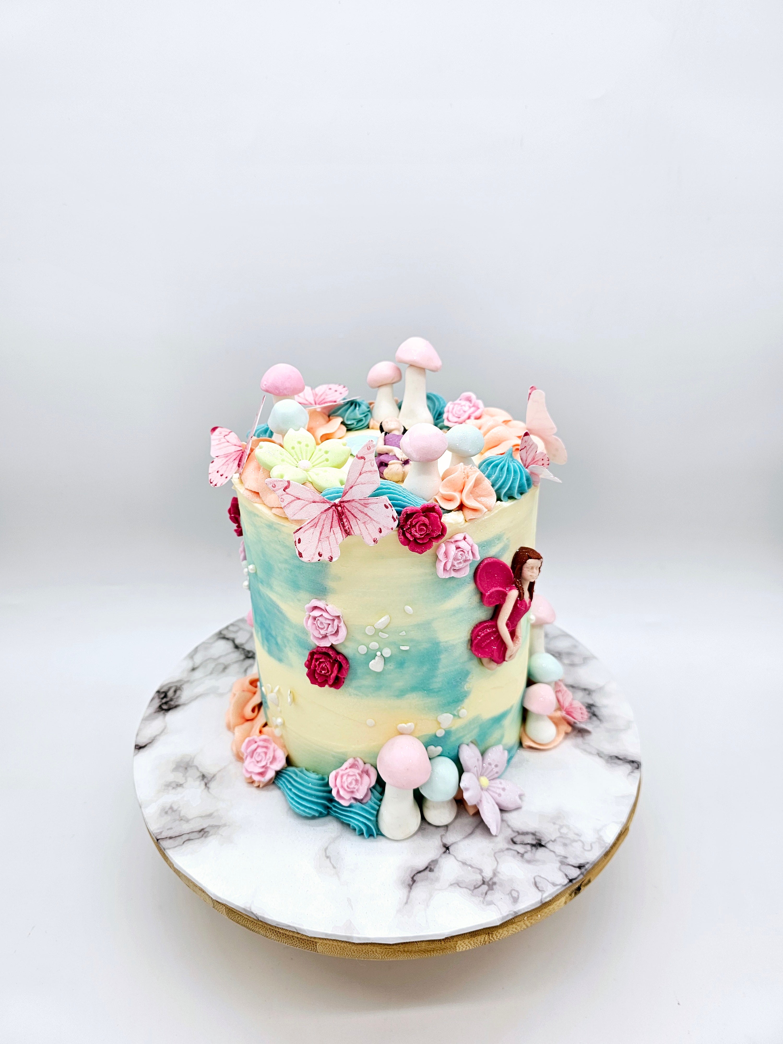 Enchanted Fairy Garden Cake