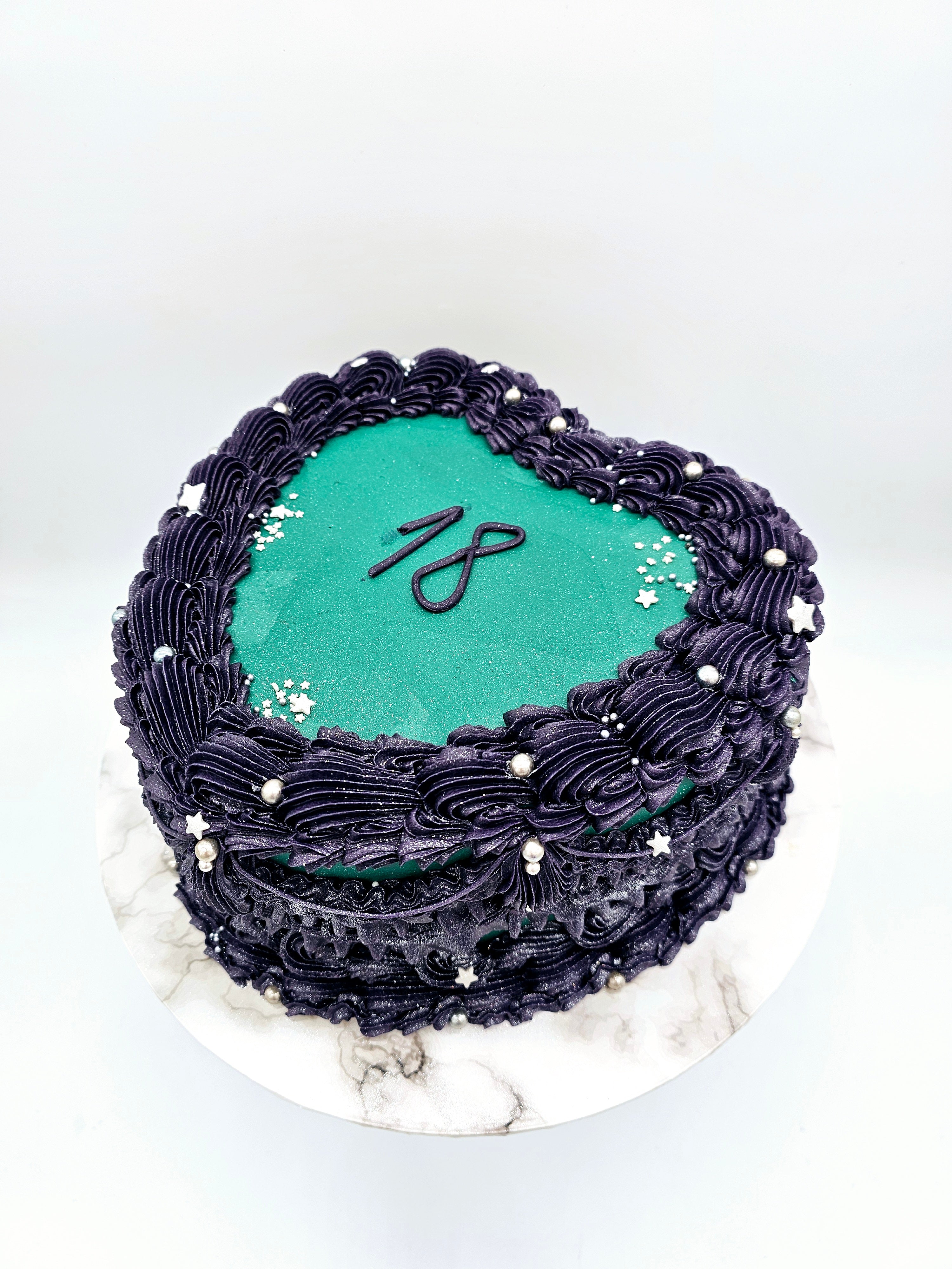 Vegan Midnight Elegance Celebration Cake