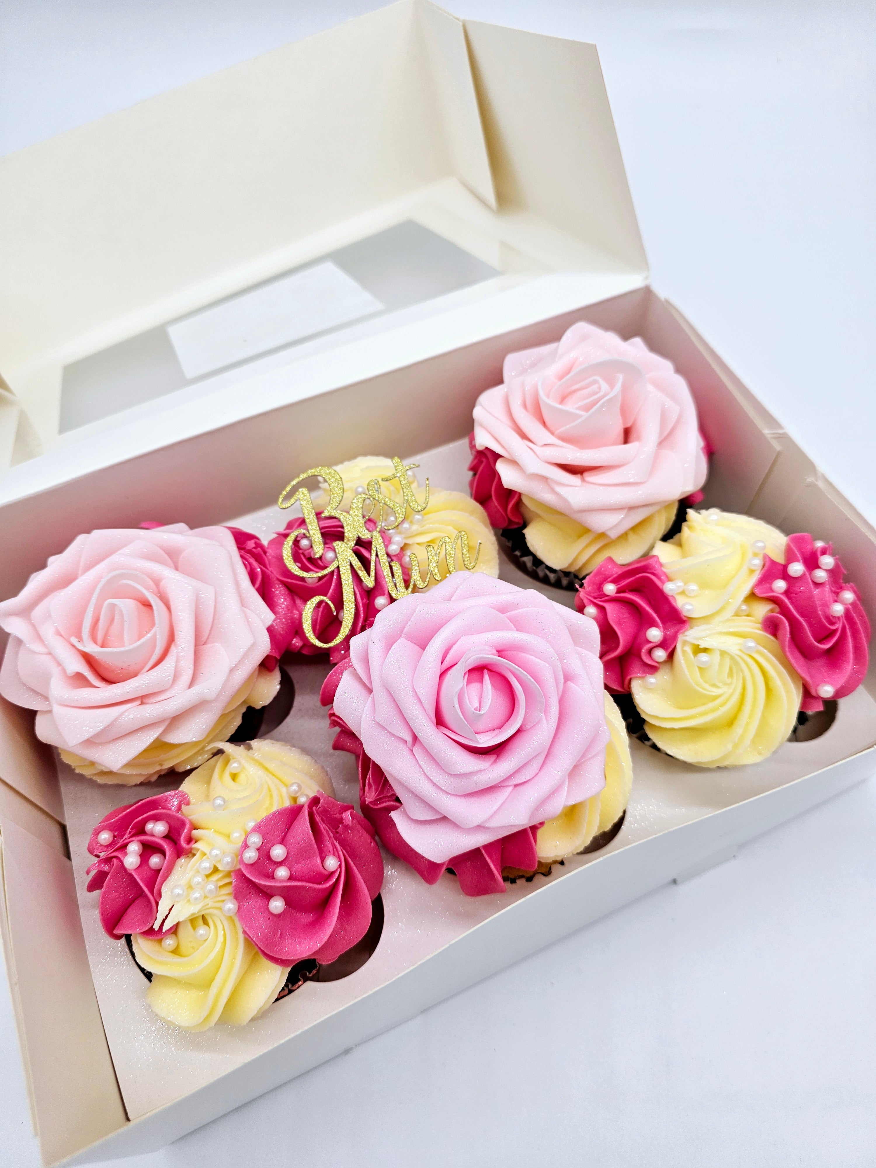 Mother’s Day Floral Cupcakes