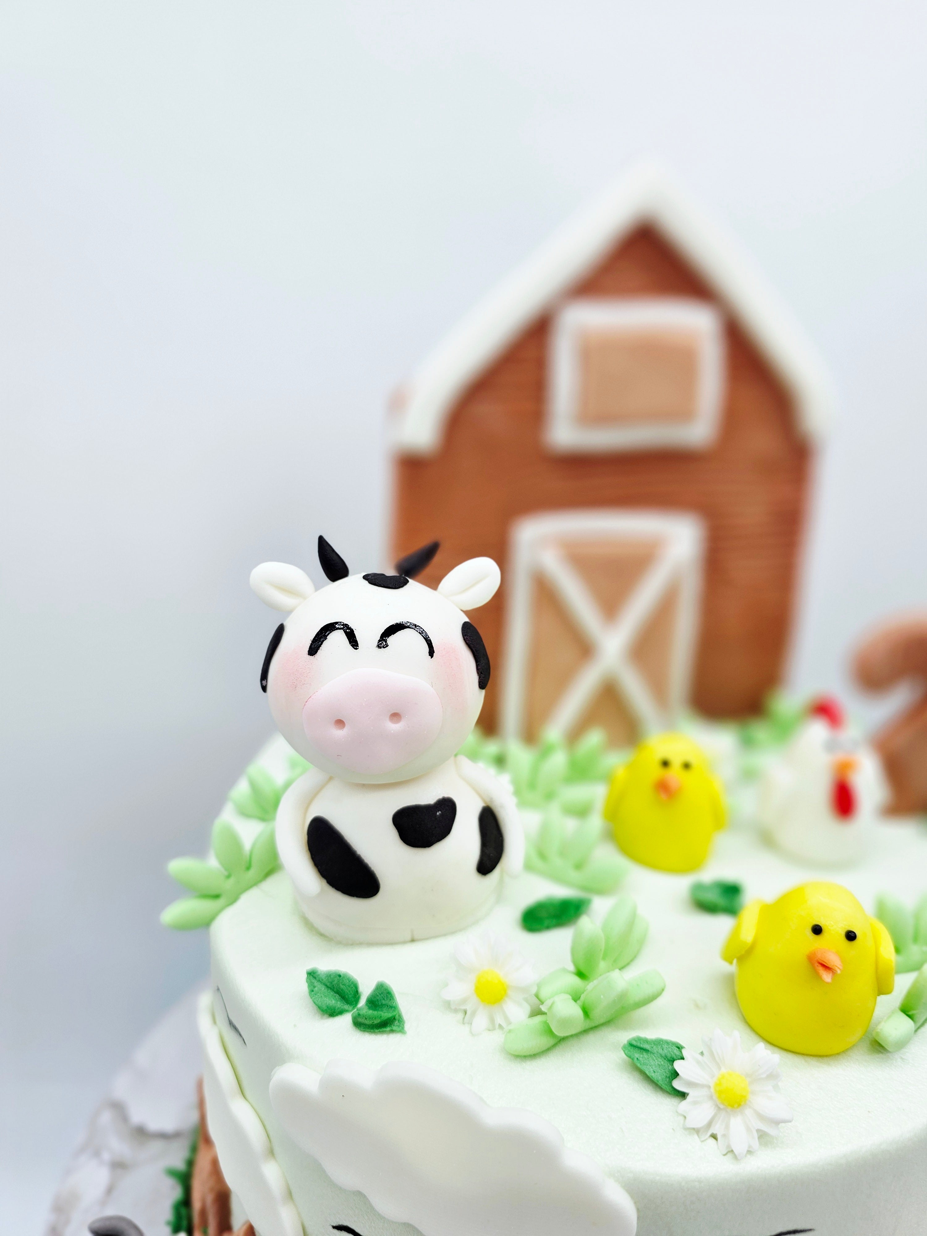 Eggless Farm Animal Birthday Cake - Cake Secret