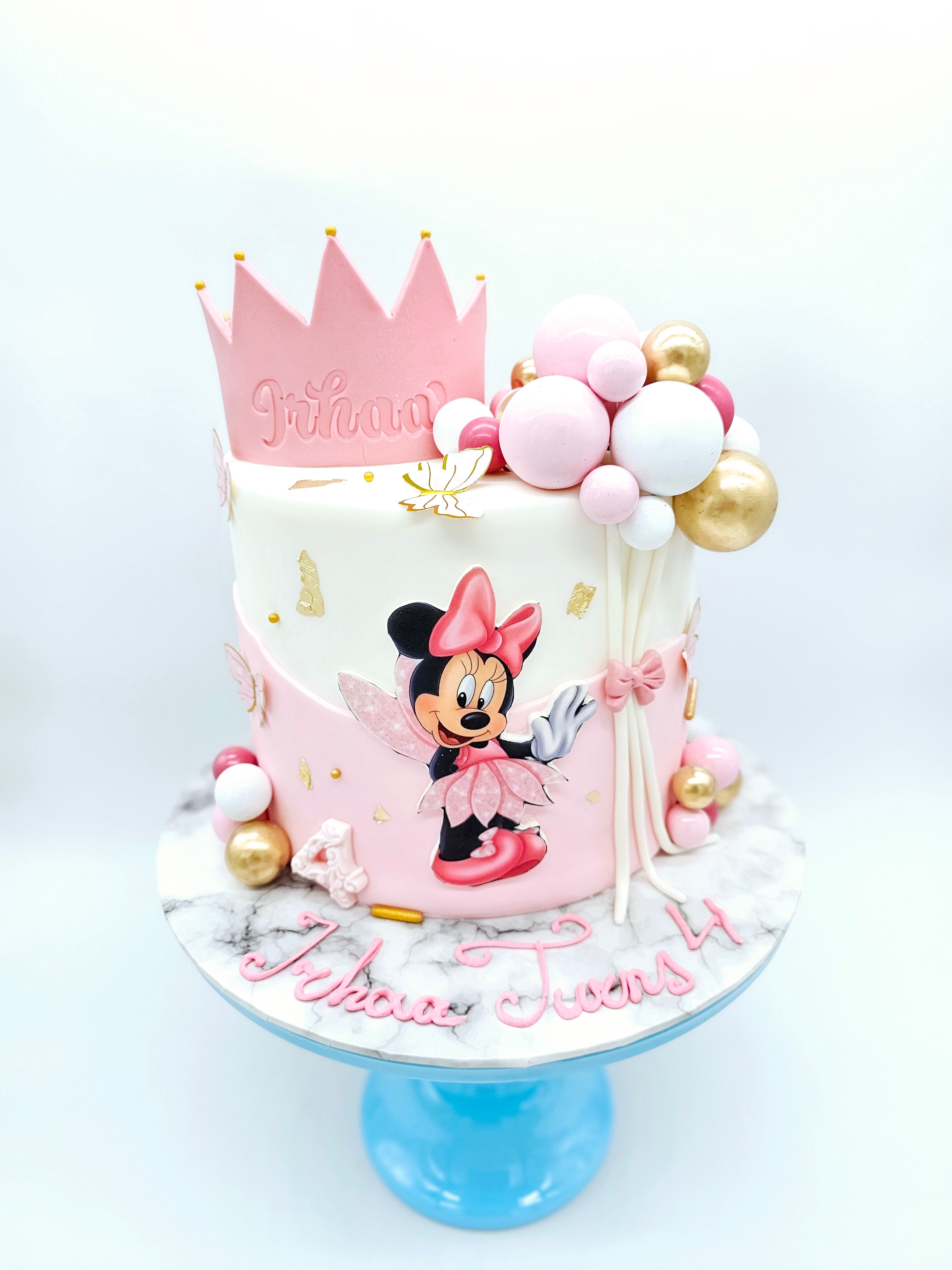 Gluten-Free Minnie Mouse Inspired Fairy Princess Cake