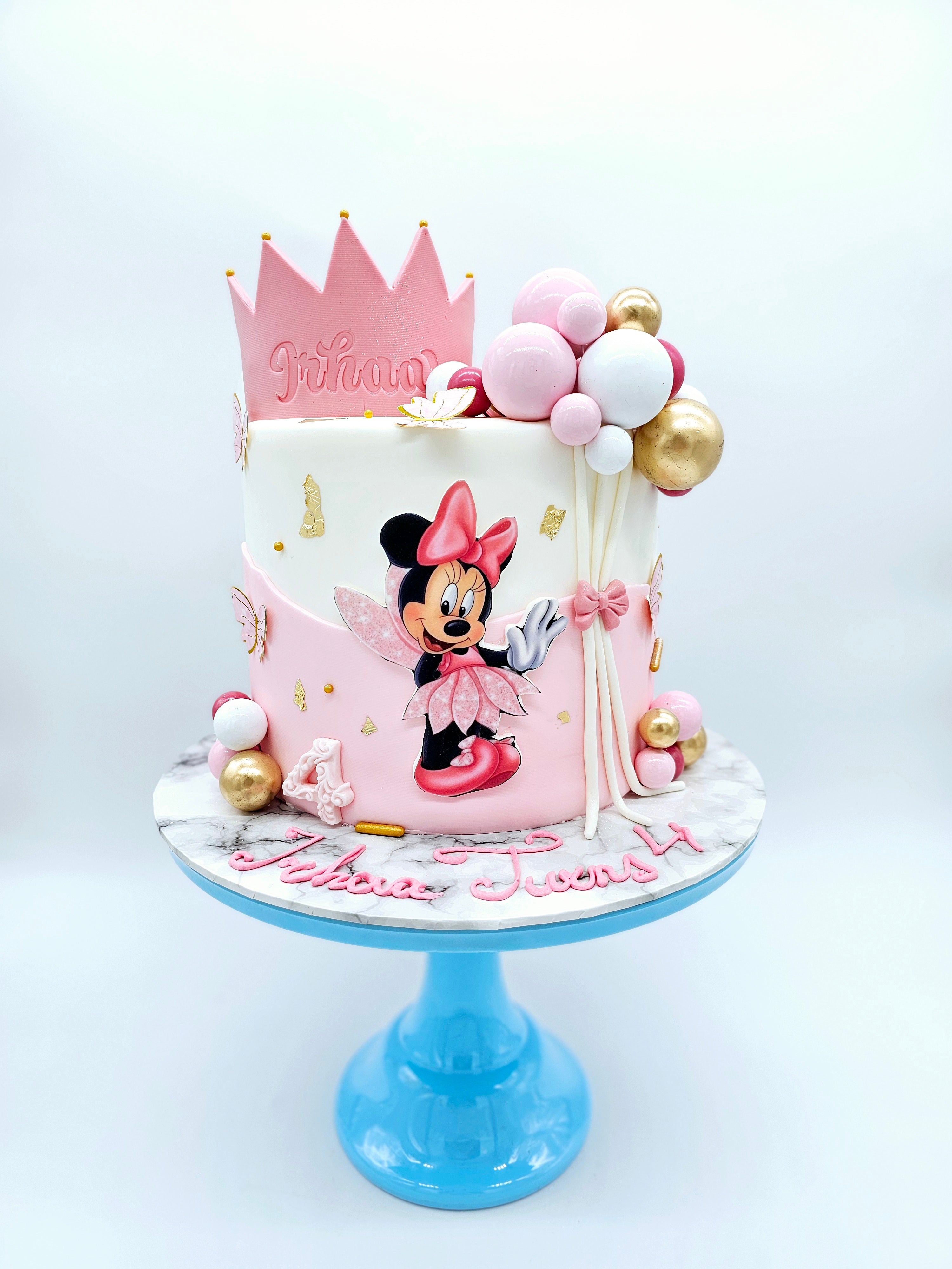 Gluten-Free Minnie Mouse Inspired Fairy Princess Cake