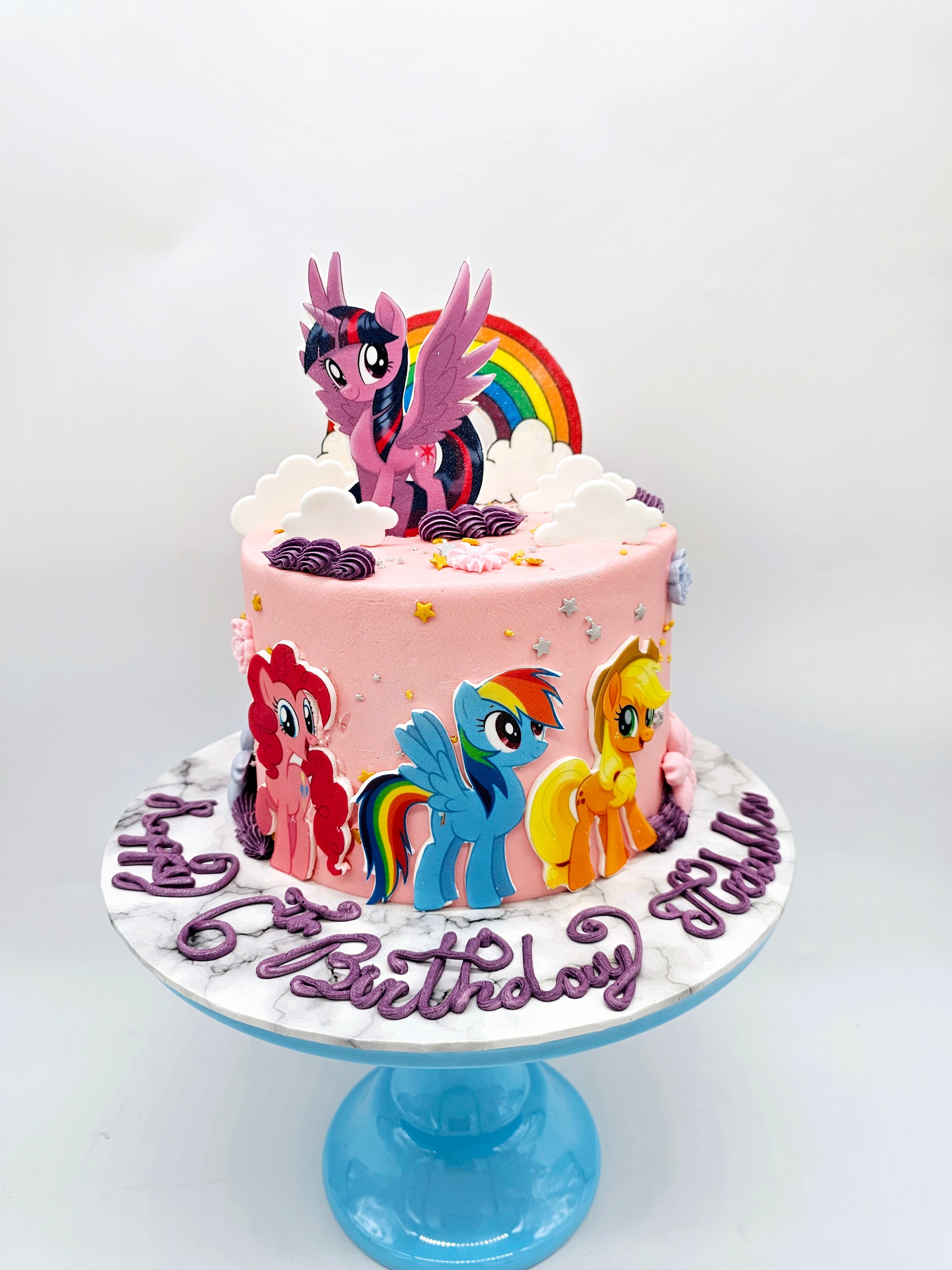 My Little Pony Inspired Birthday Cake