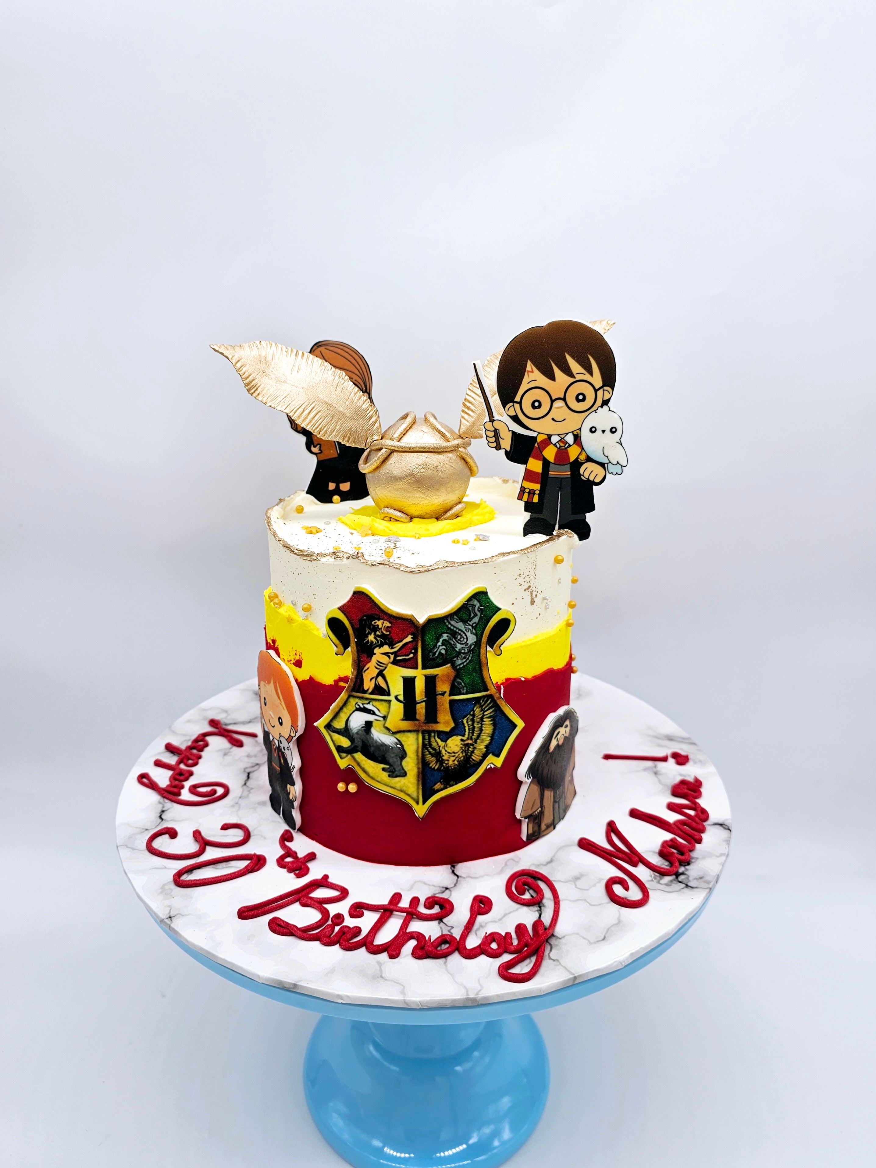 Harry Potter Inspired Golden Snitch Birthday Cake