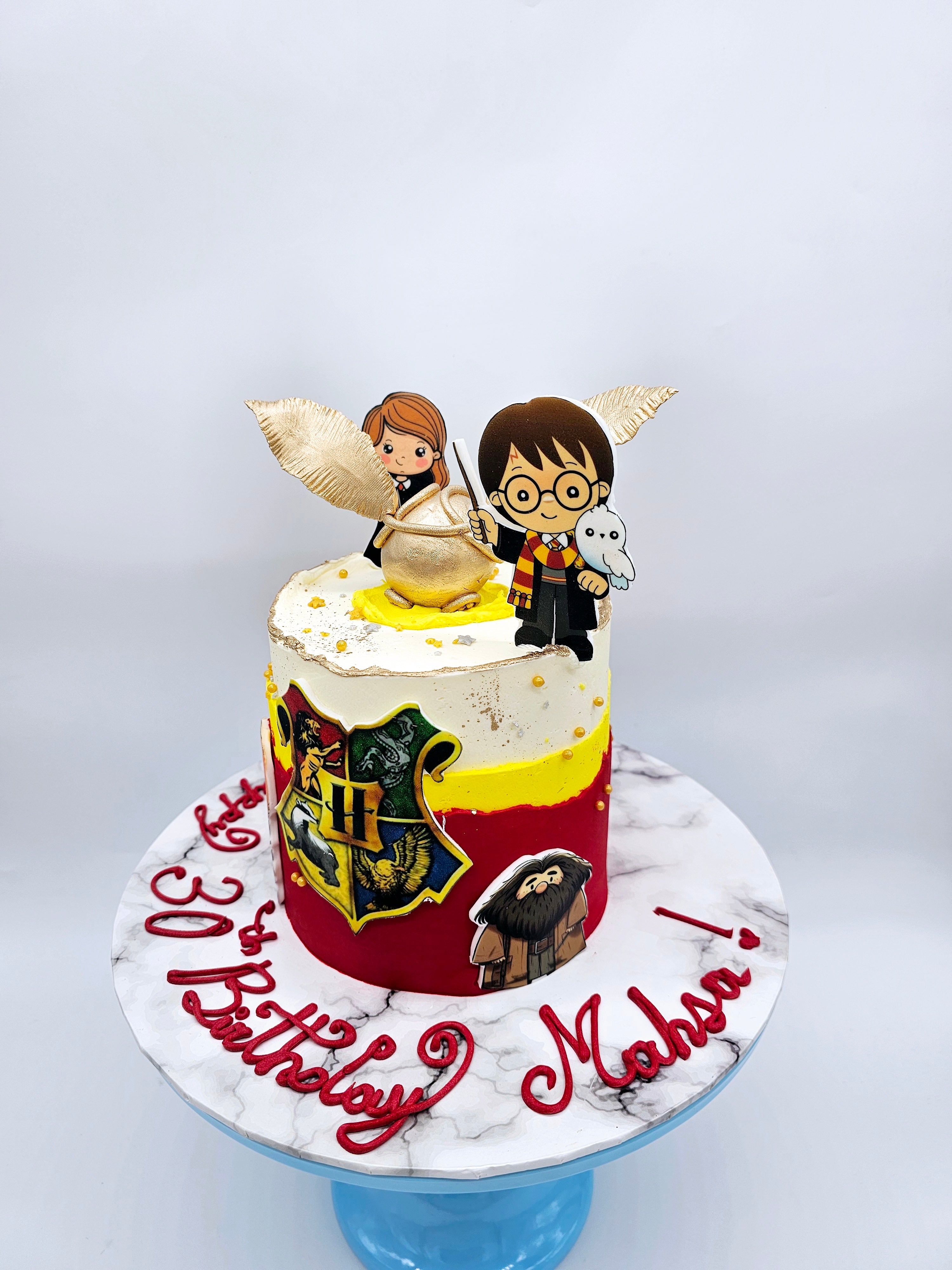 Harry Potter Inspired Golden Snitch Birthday Cake