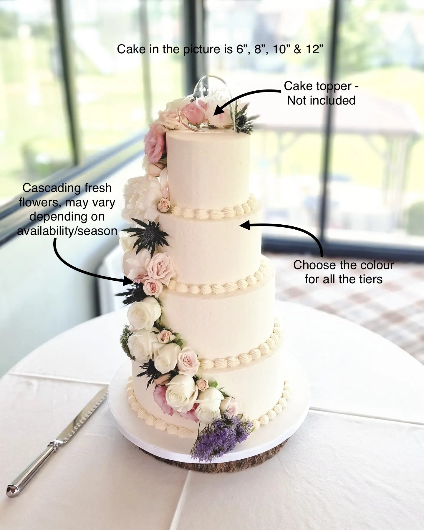 A Timeless And Elegant Wedding Cake